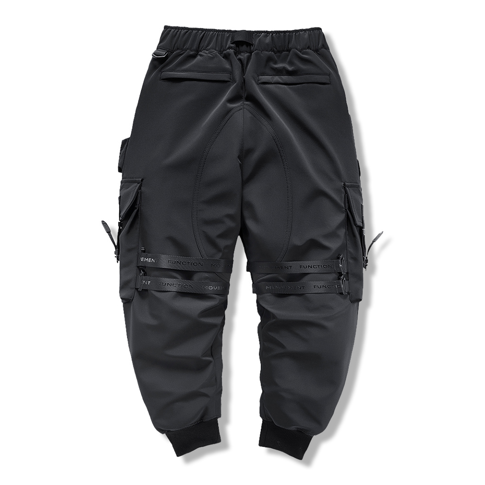 裏起毛　機能性　裾絞りカーゴパンツ/サイクルパンツ