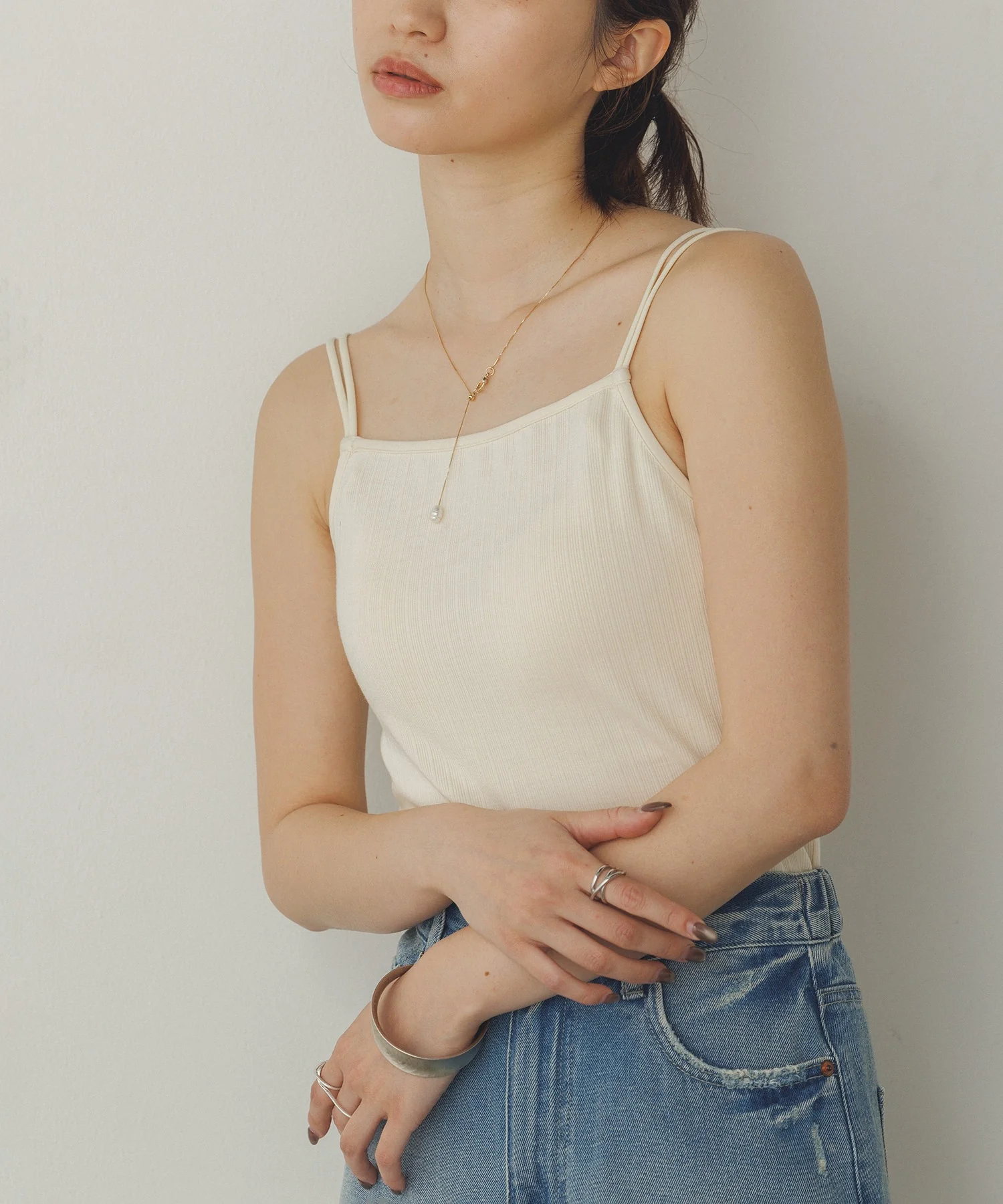 【WEB限定/別注】カップ付き キャミソール