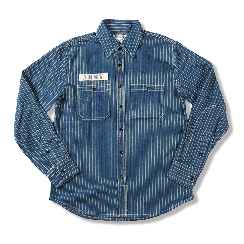 アメリカンヴィンテージ　ウォバッシュデニムワークシャツ