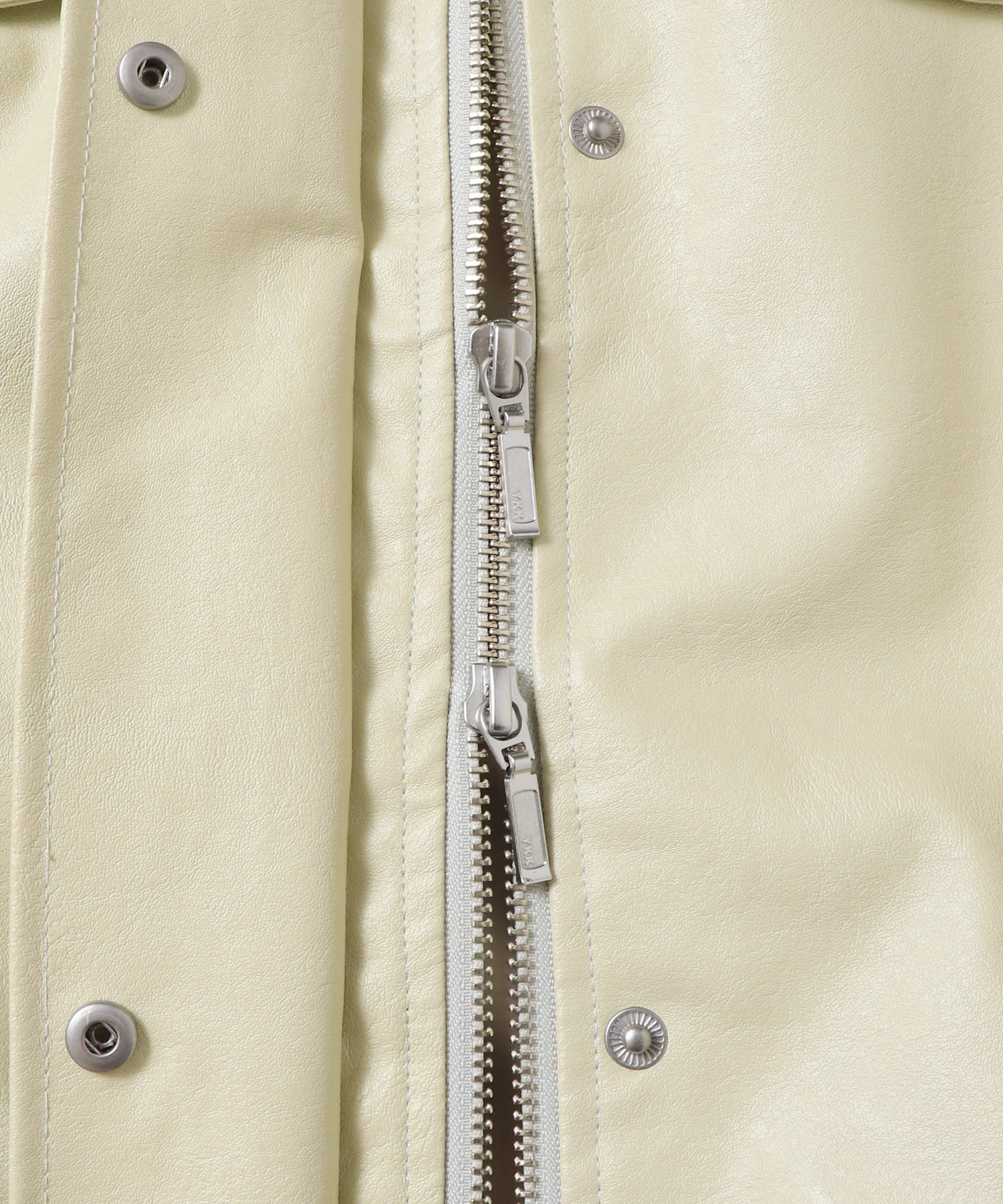 フェイクレザー オーバーブルゾン