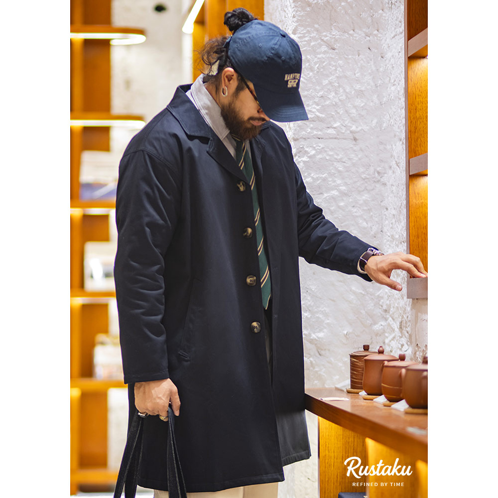 「ラギッドジェントル」コットンツイル バルマカーンコート