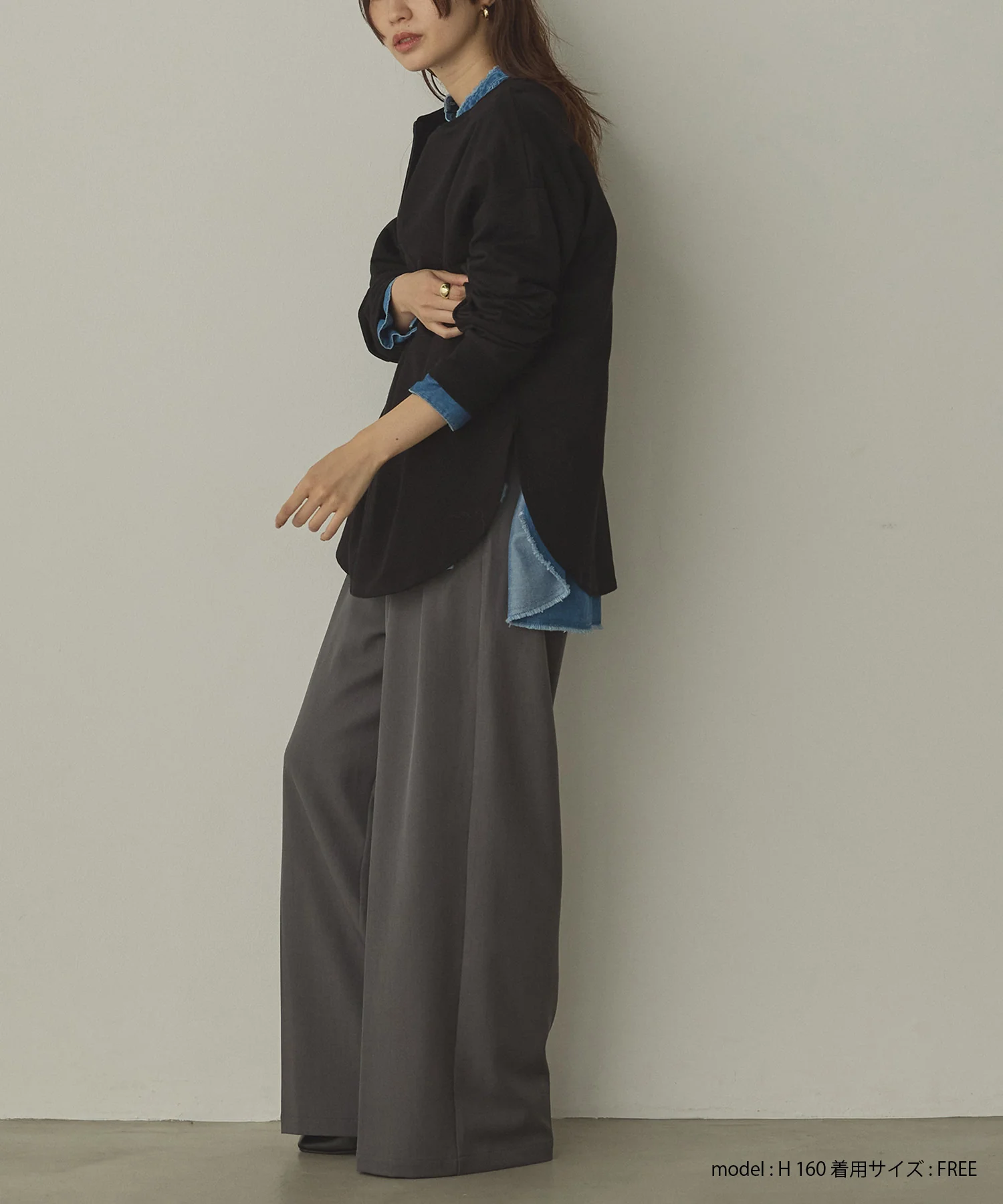 【WEB限定/別注】2WAY ハーフジップスウェット