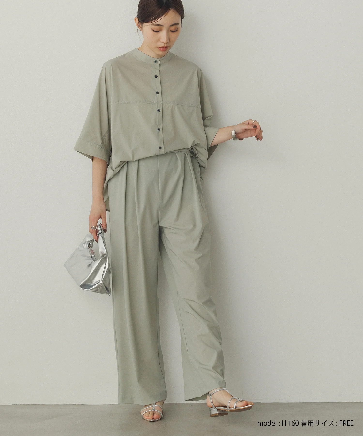 【接触冷感】ドルマンシャツ