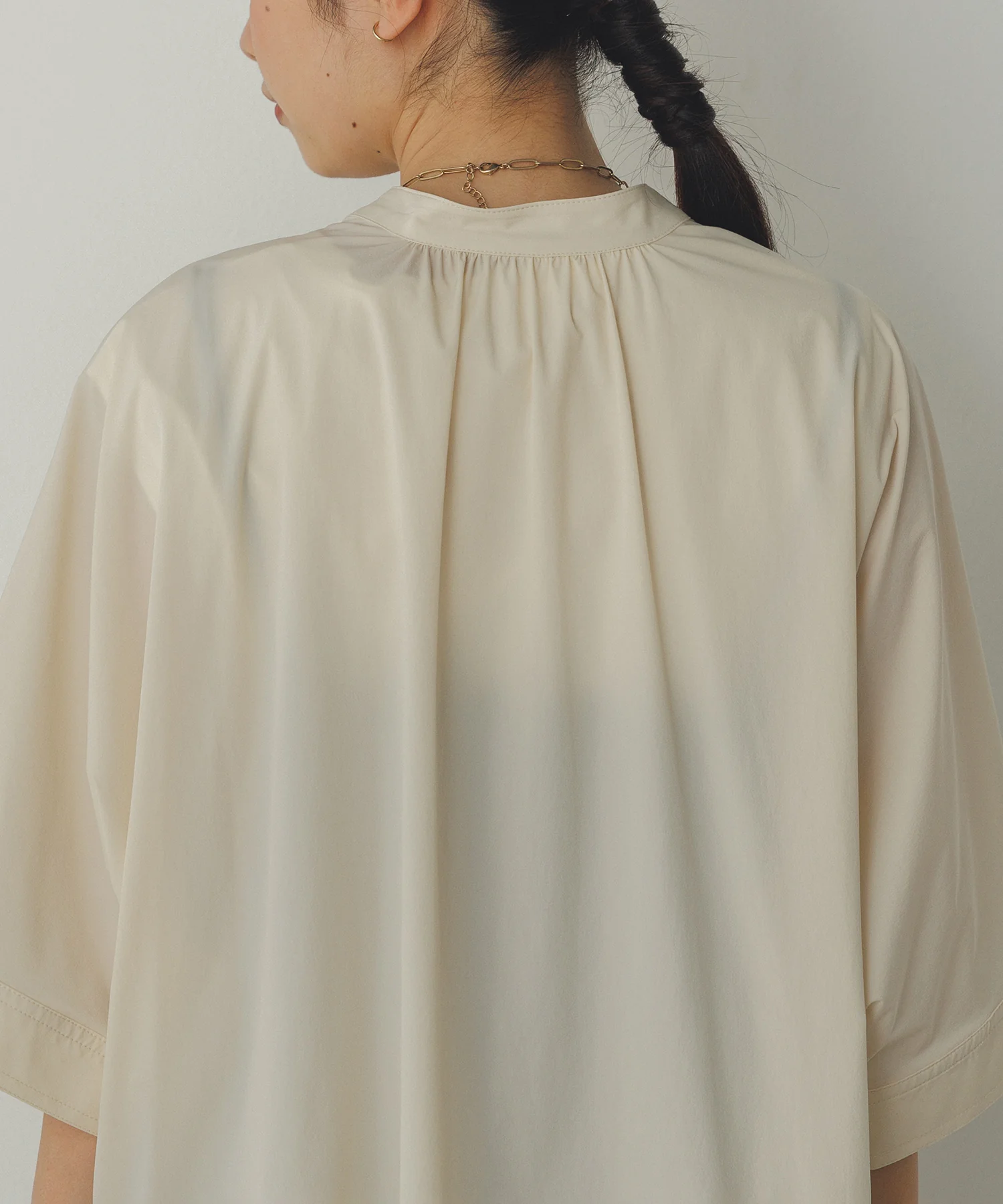 【接触冷感】ドルマンシャツ