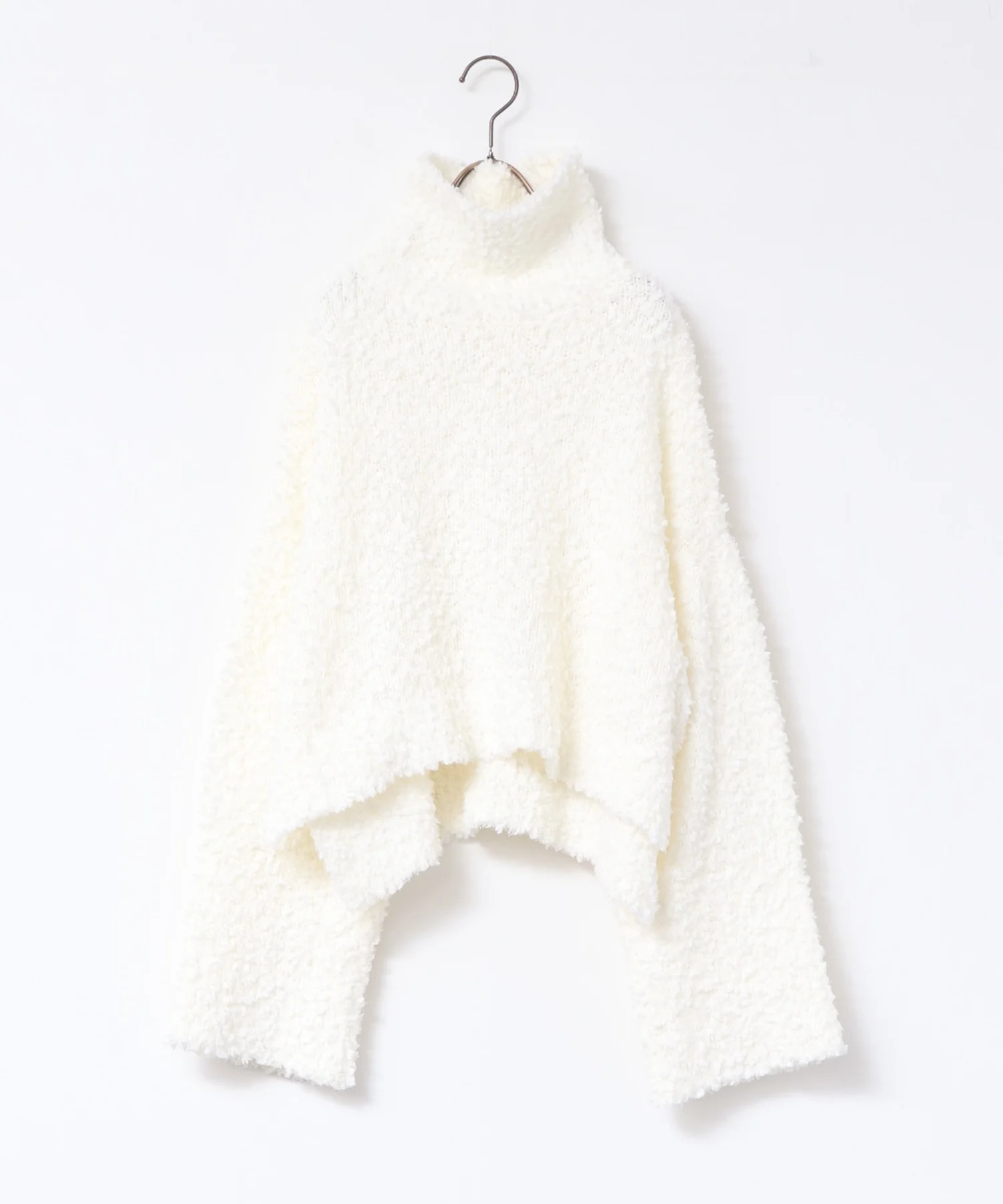 ブークレハイネックショートニット