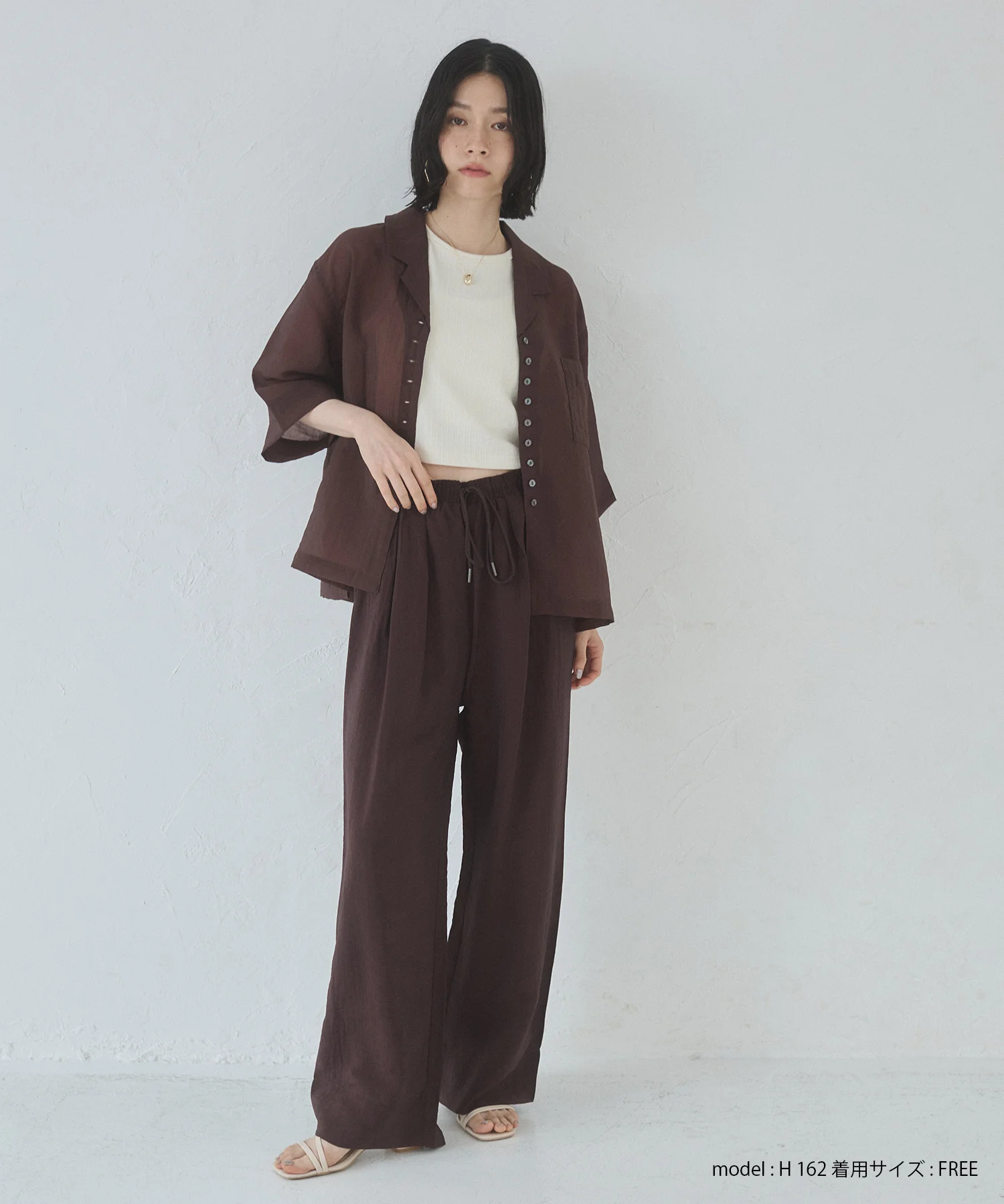 半袖 ツヤシアーシャツ