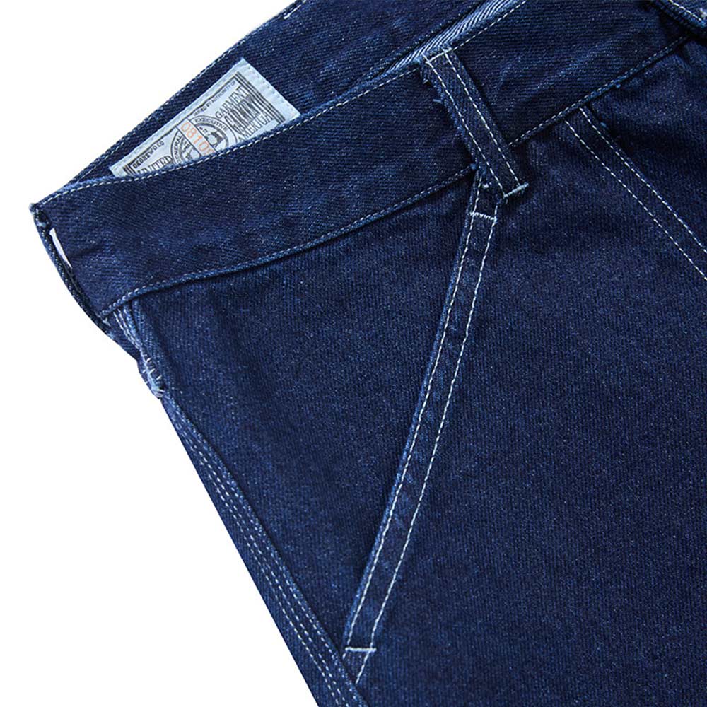 Wabashストライプ 柄　12oz高密度デニムワークパンツ