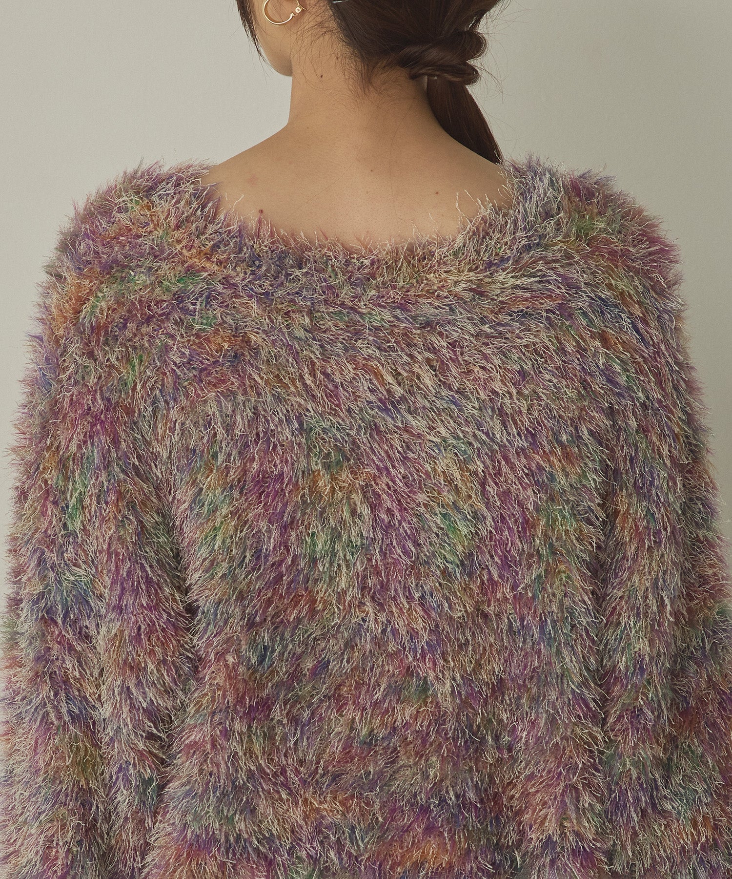 ミックス シャギーニット