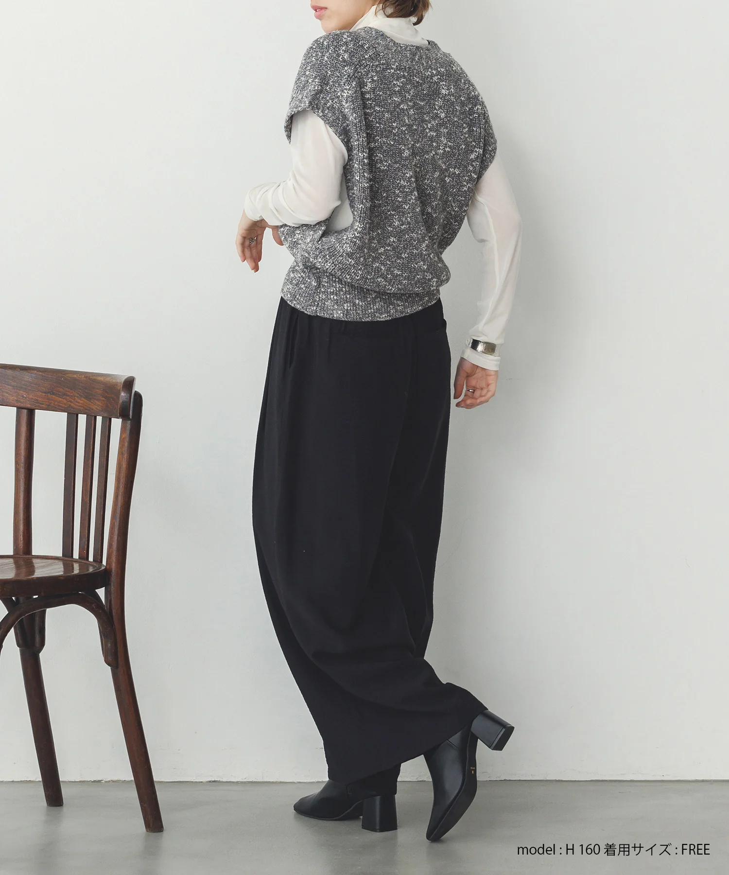 ヴィンテージクロス ワイドパンツ