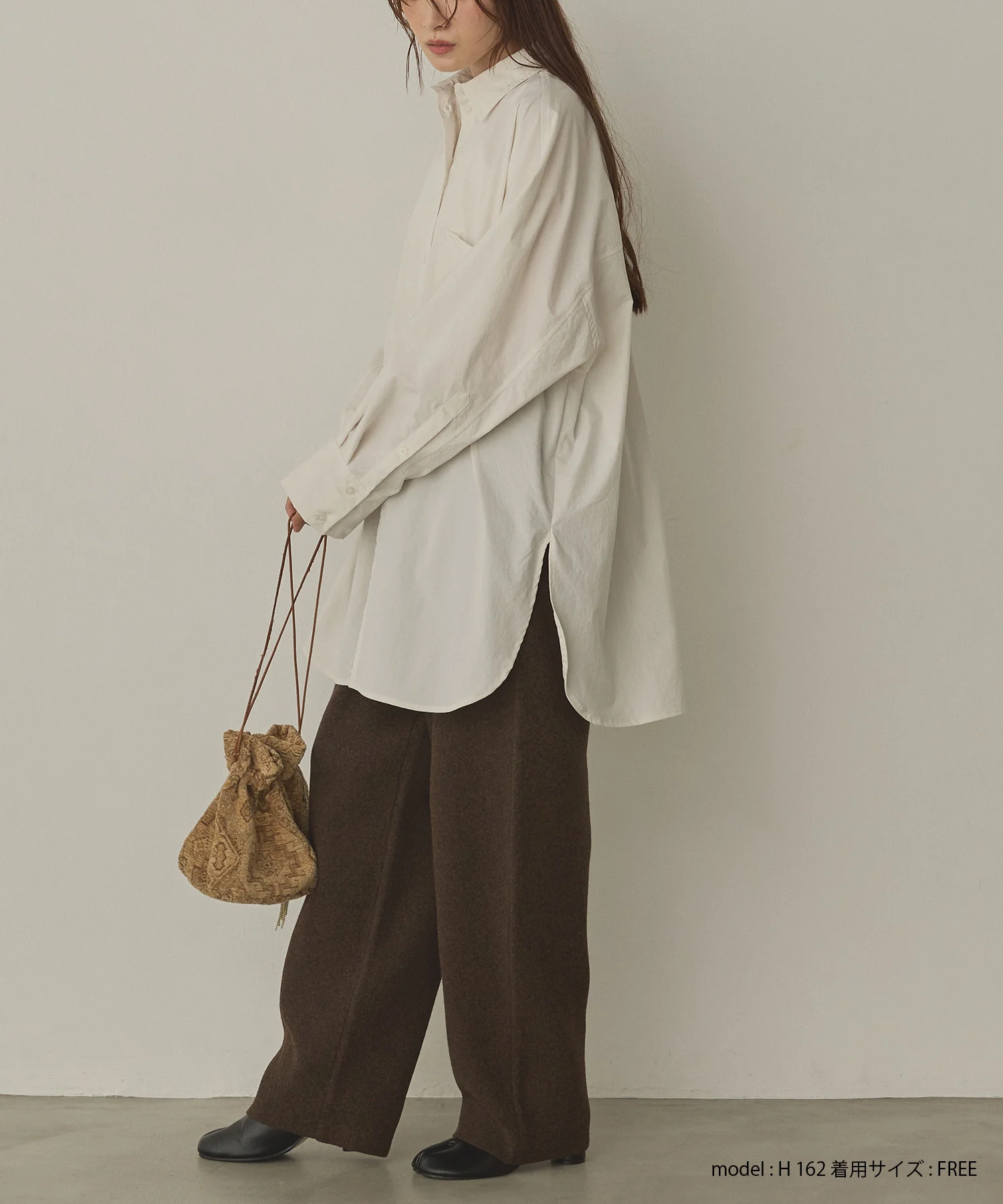 ニット ワイドパンツ