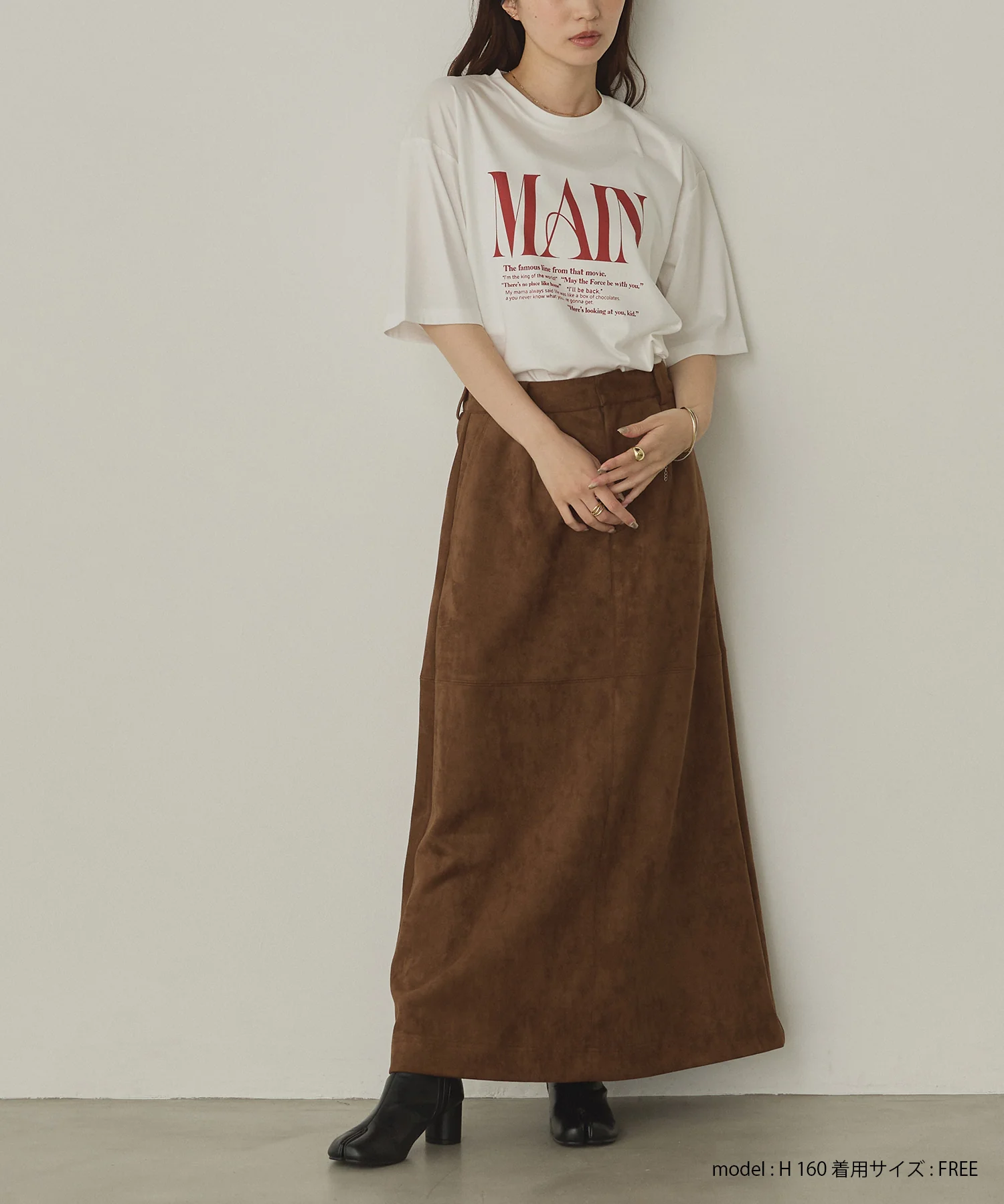 ロゴプリント 半袖T