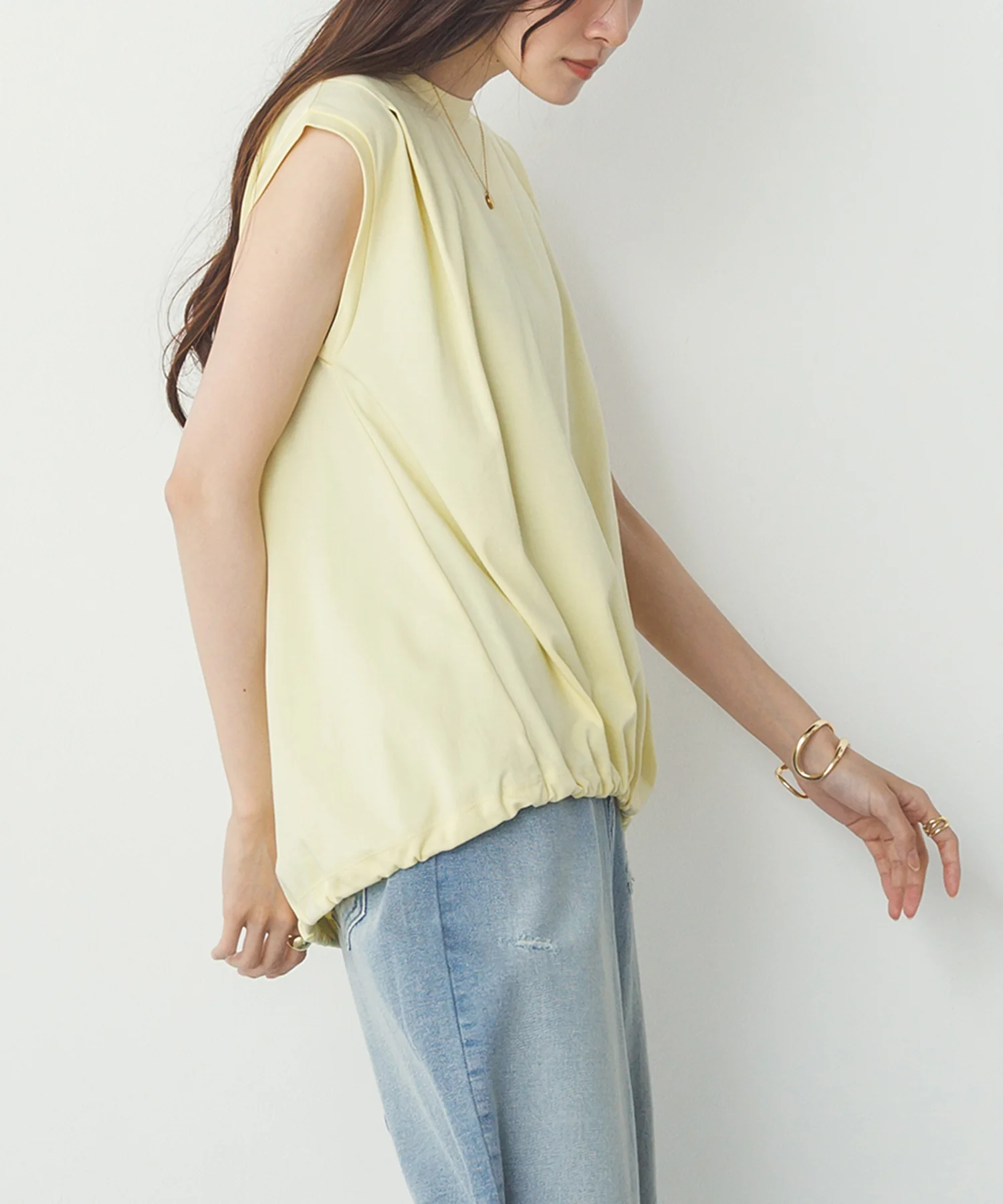 裾バルーン フレンチTシャツ