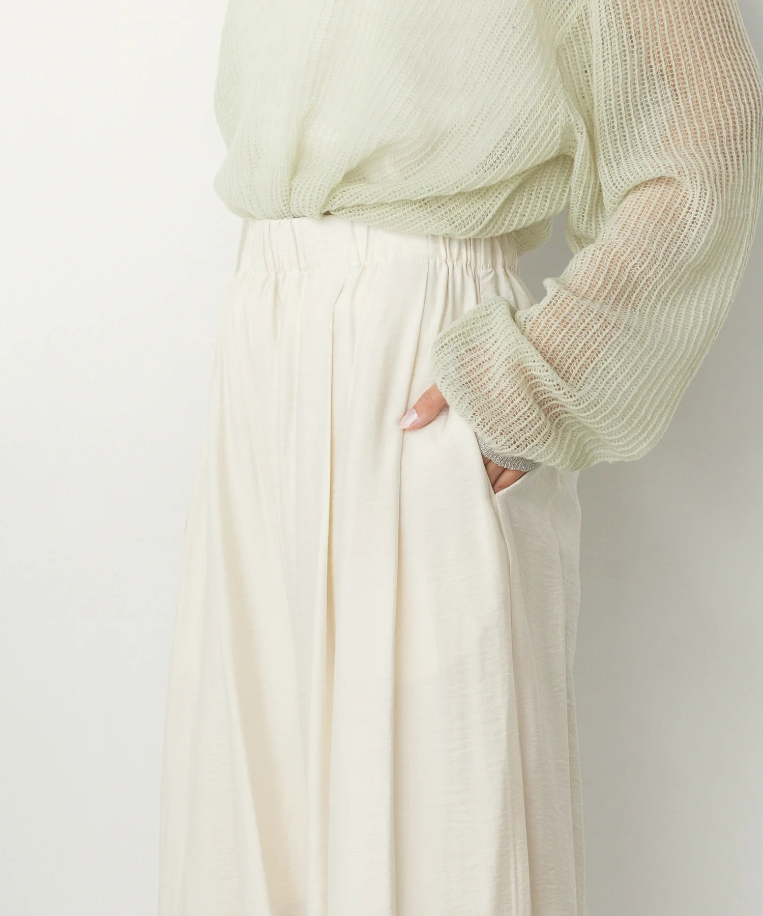 ヴィンテージクロス ワイドパンツ