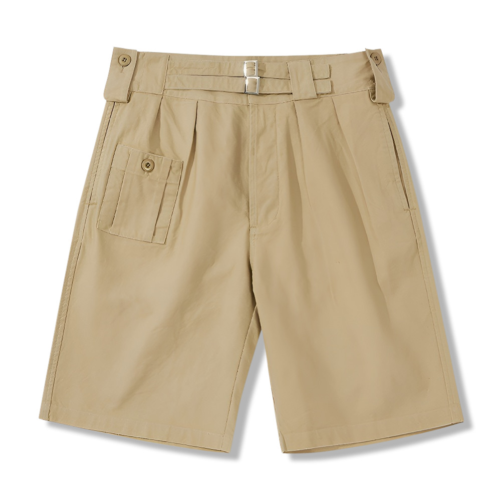 グルカ風バミューダショートパンツ