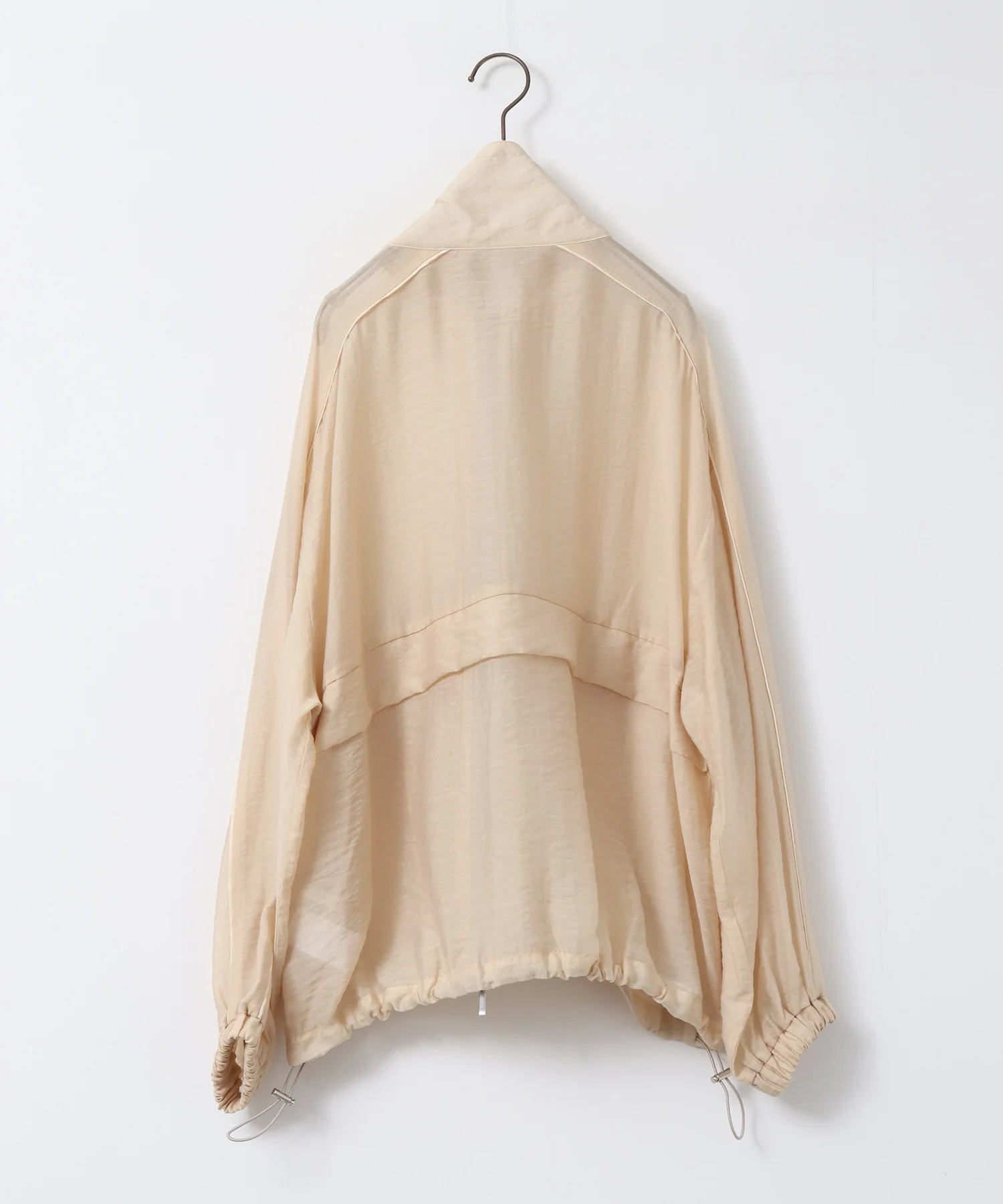 セルロース ナイロンシアー Wジップブルゾン