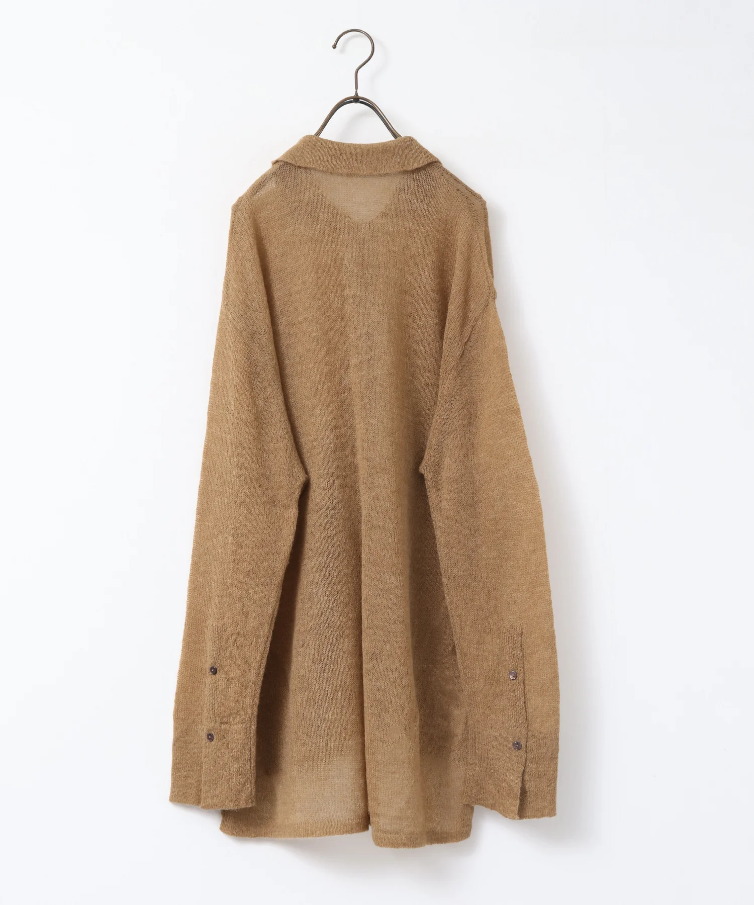 アルパカニット シアーシャツ