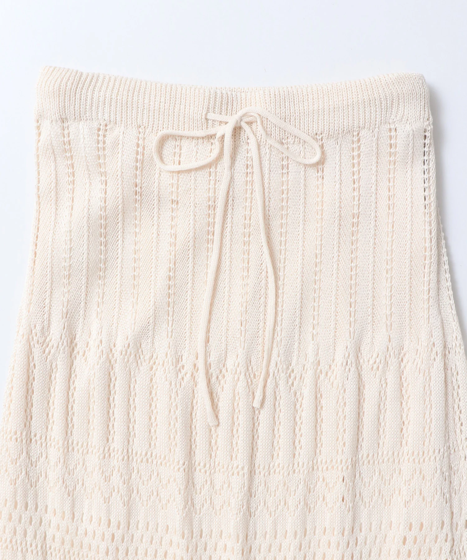 透かし編み ニットスカート