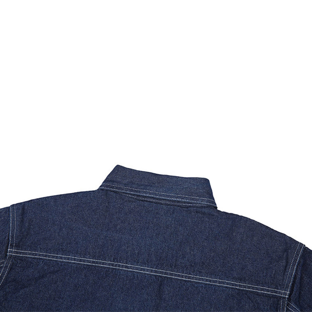 マルチポケット　ウエスタンストライプデニムシャツ