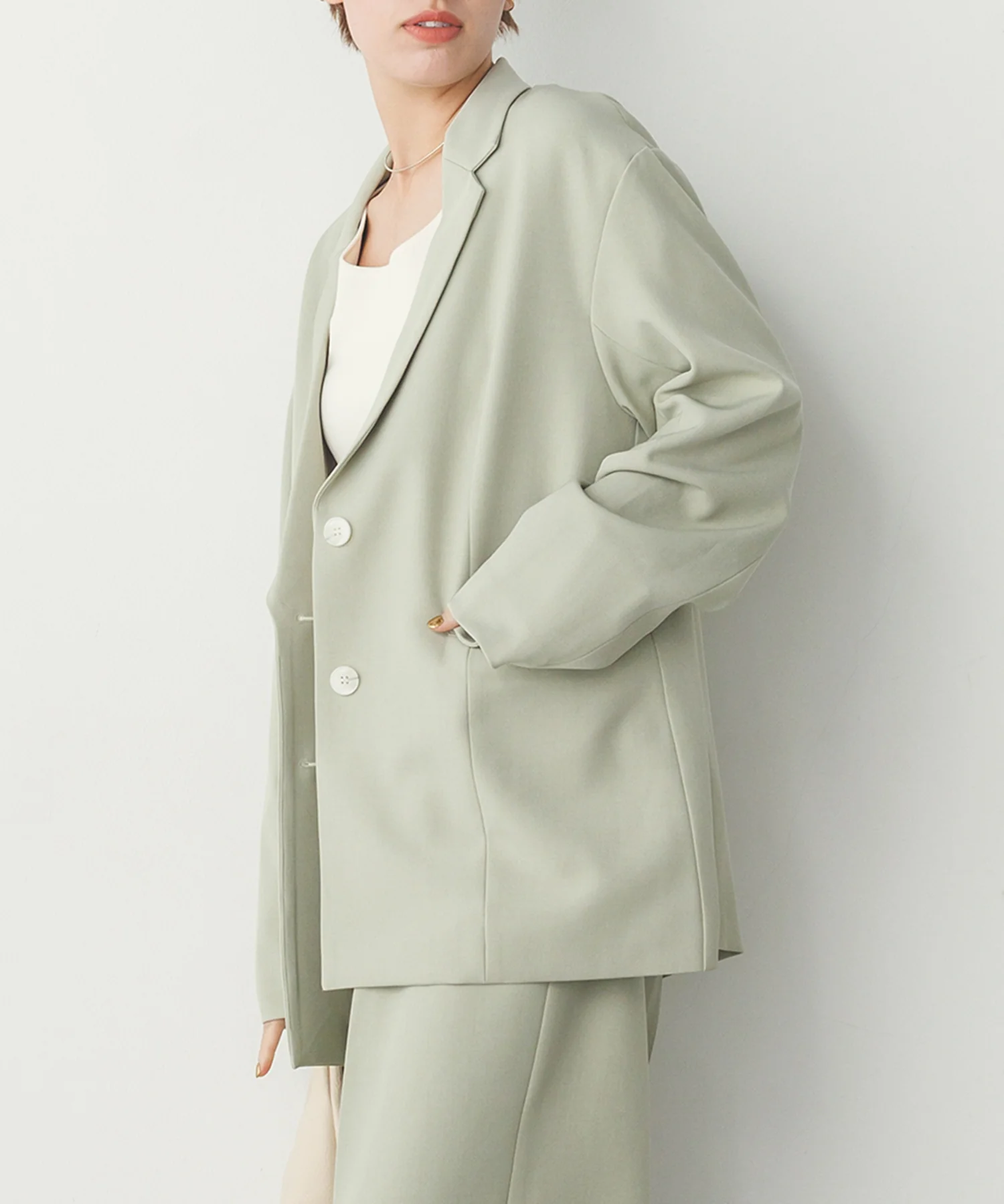 ストレッチポリツイル オーバージャケット