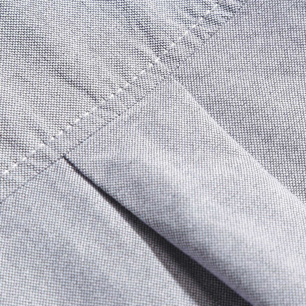 クリーンフィット刺繍　オックスフォードレッドテープ付き長袖シャツ