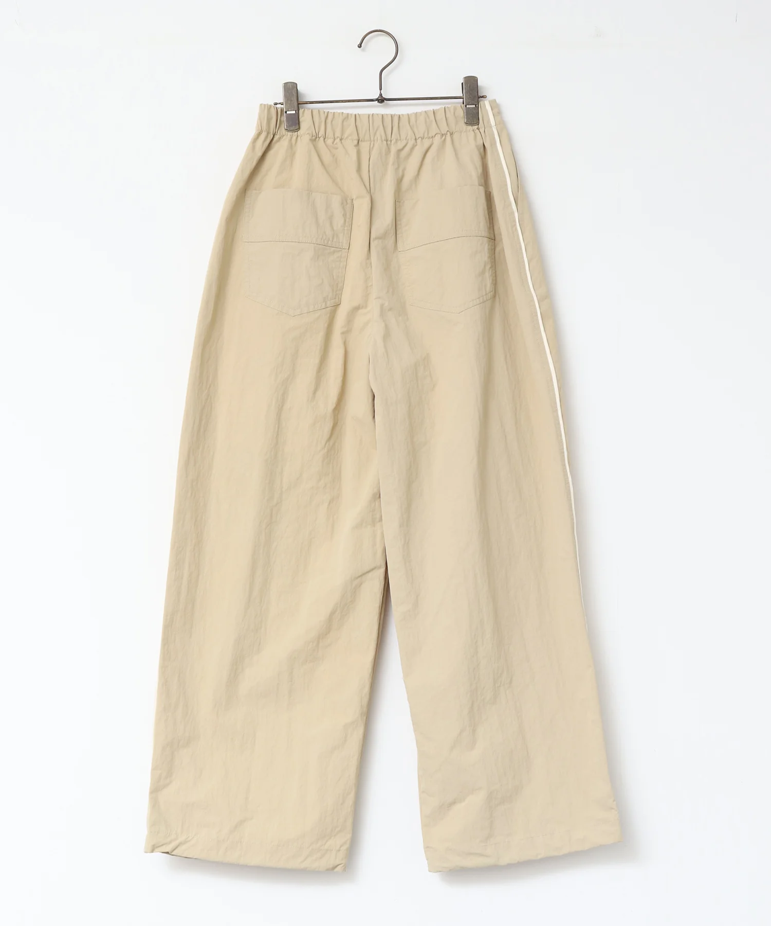 【撥水加工】グログラン タックパンツ