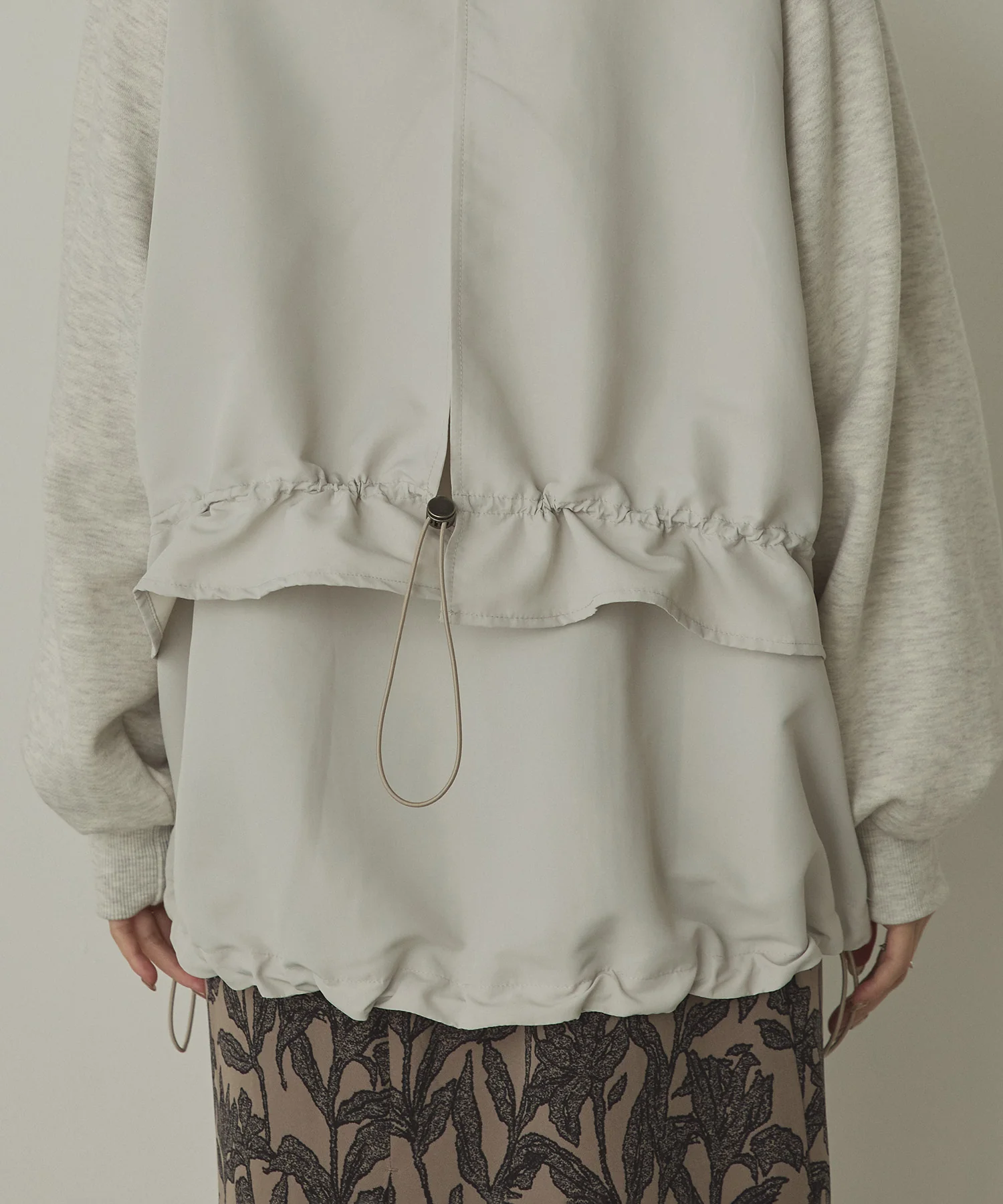 裏起毛 Wジップブルゾン