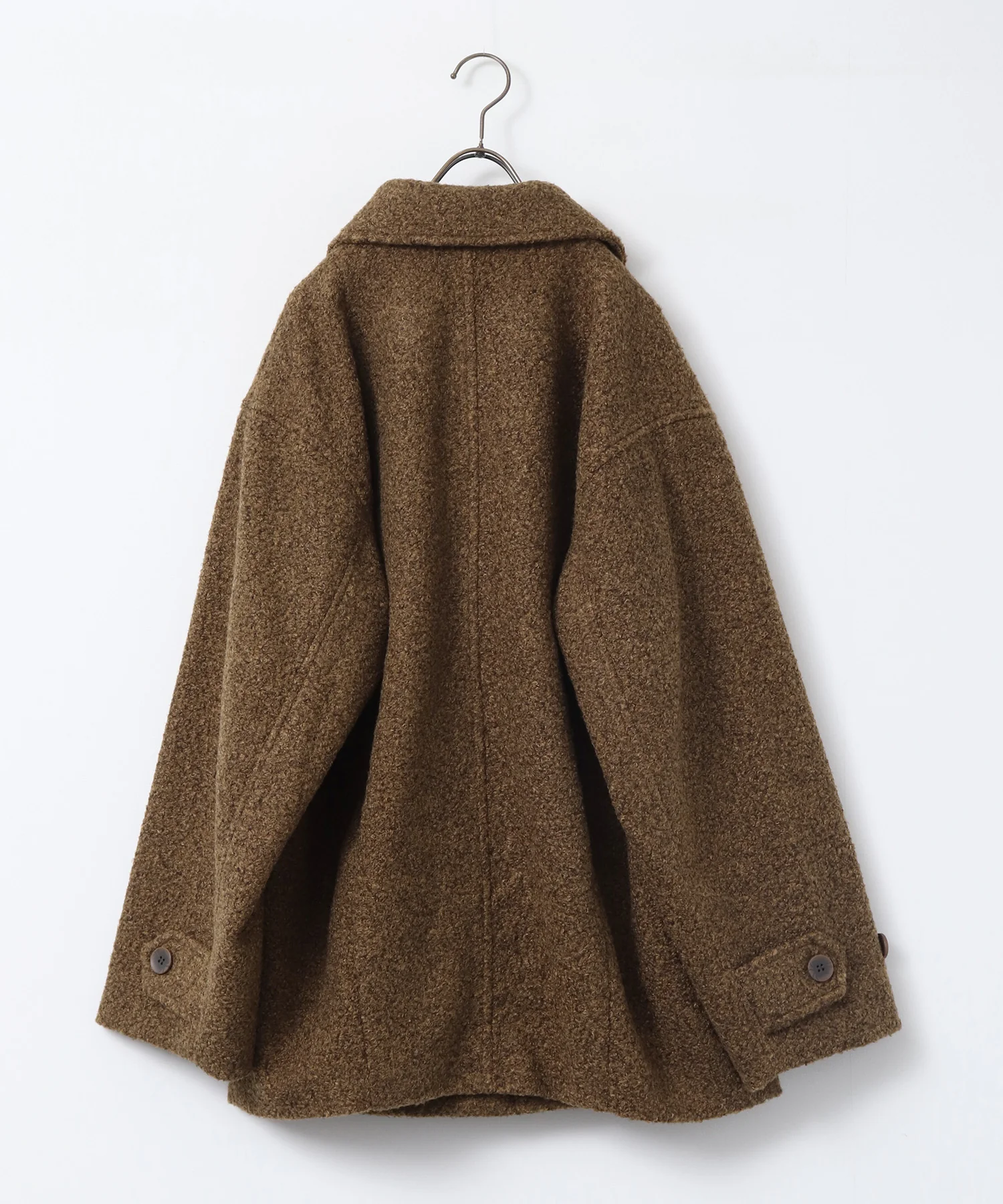 くるくるブークレ ミディアムコート