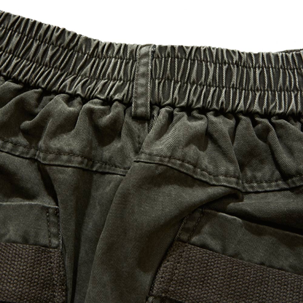 アメカジ　パッチワーク風カーゴパンツ