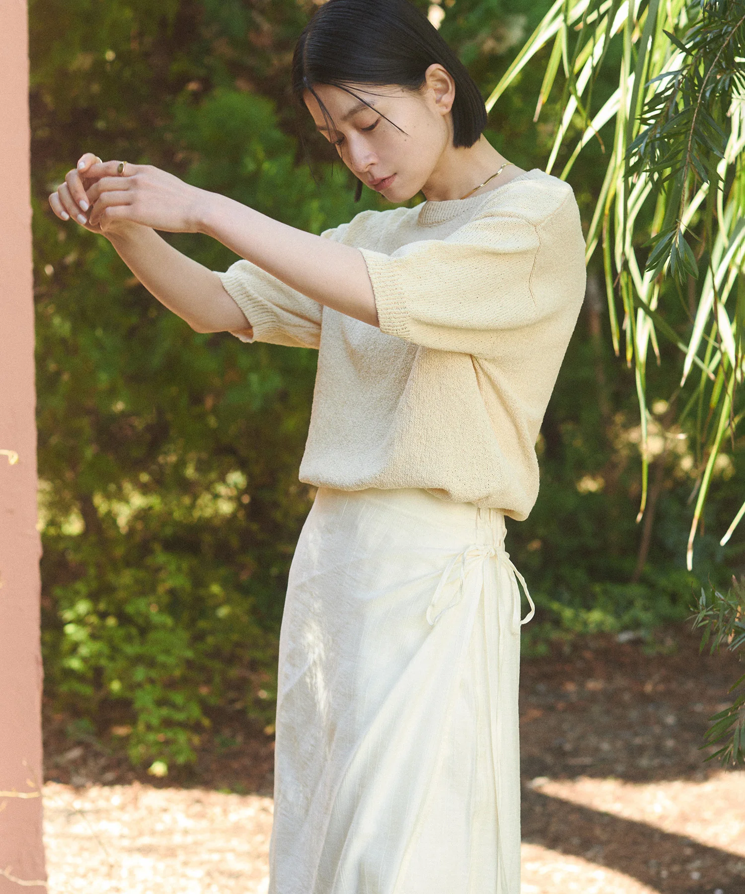 【別注】ハーフスリーブ サマーニット