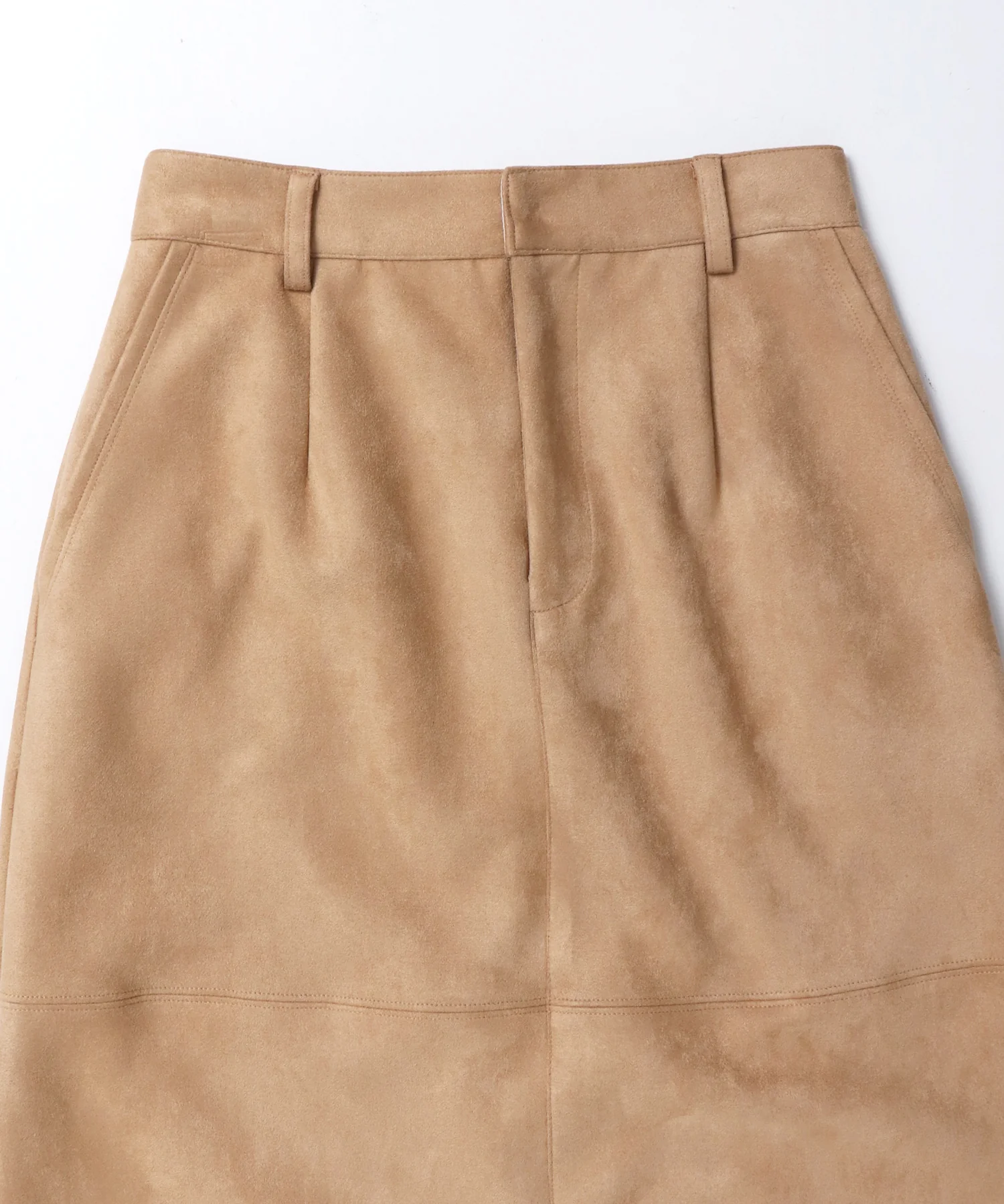 フェイクスウェード ロングスカート