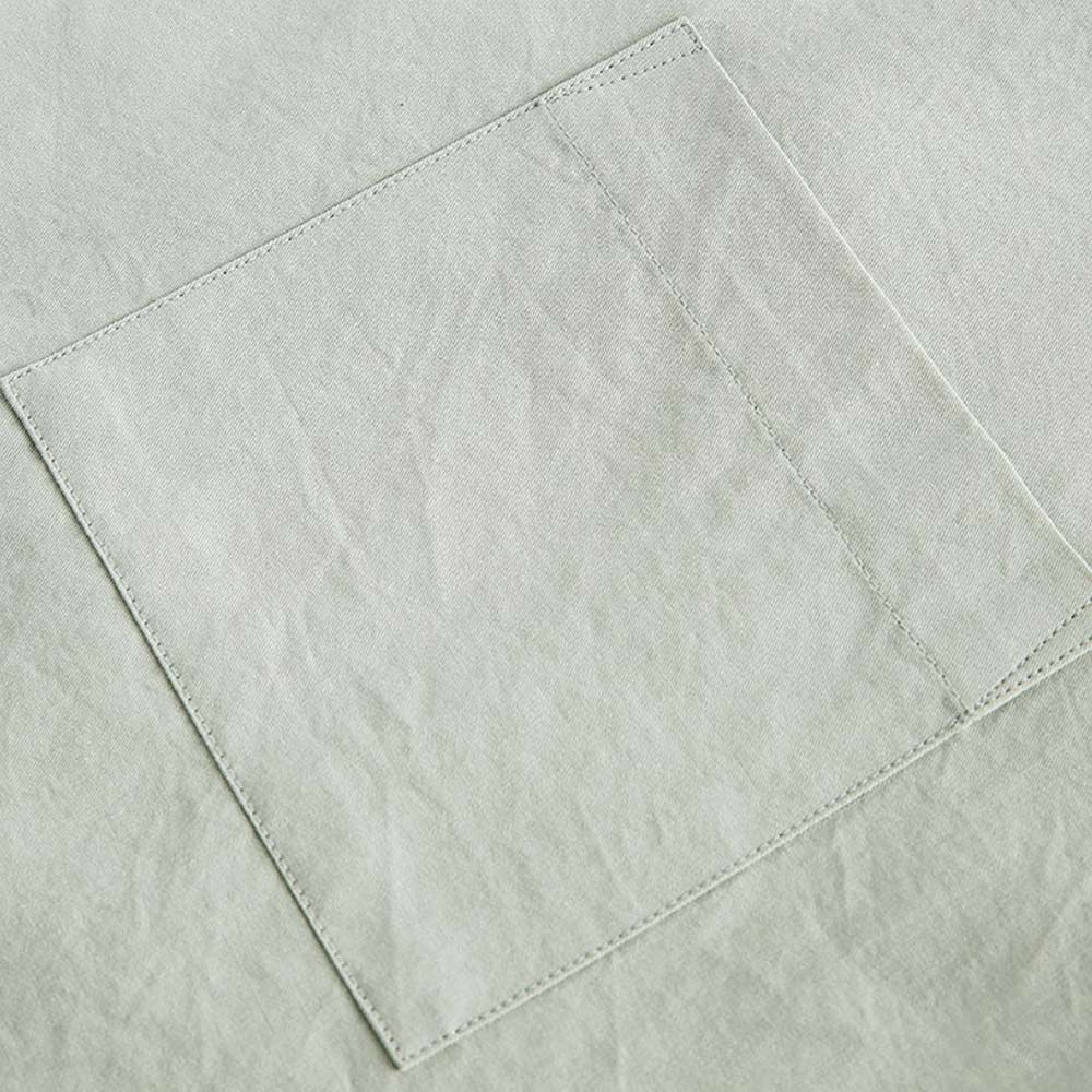 コットンオープンカラーシャツ　3色展開