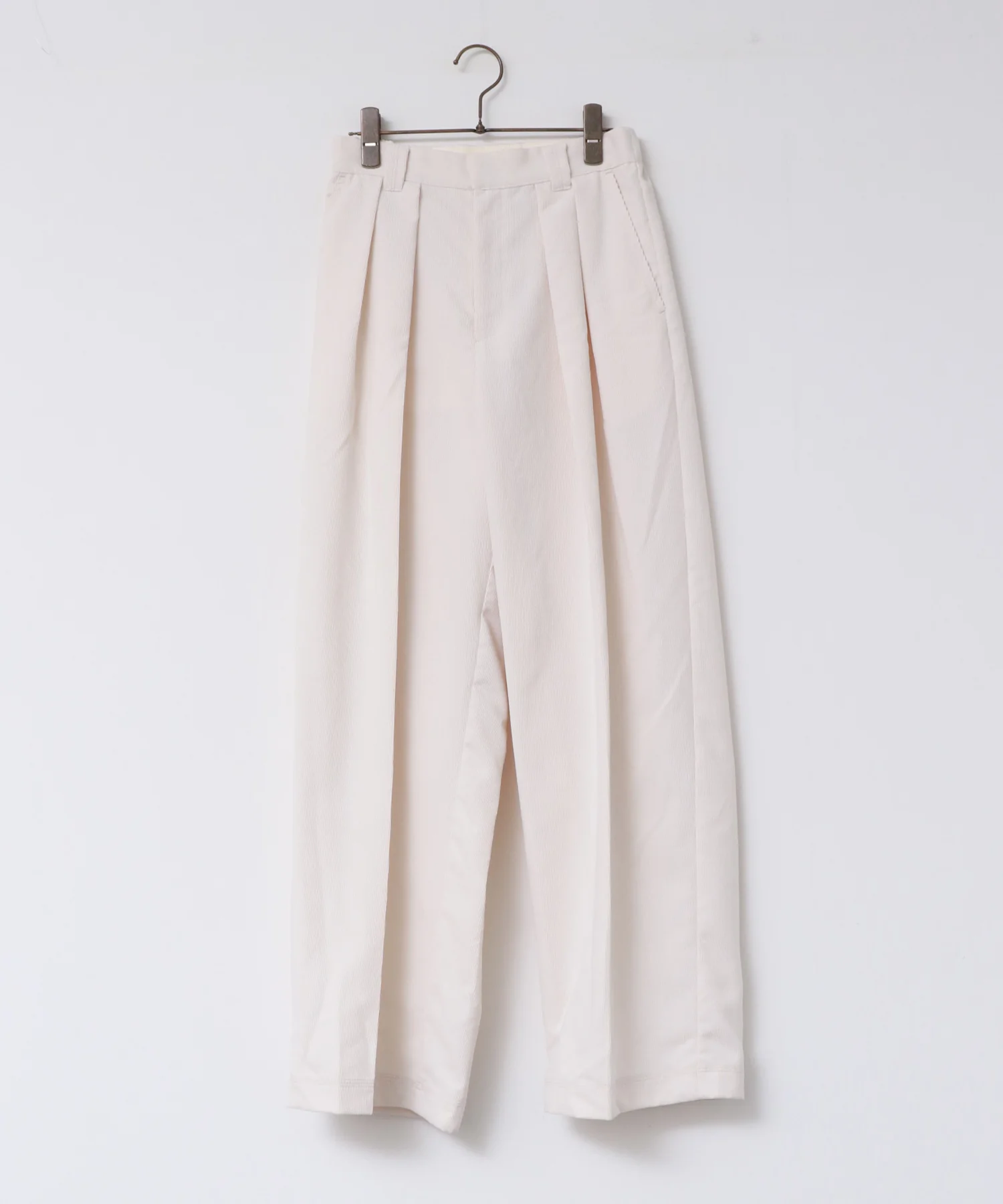 細コール 2タックパンツ