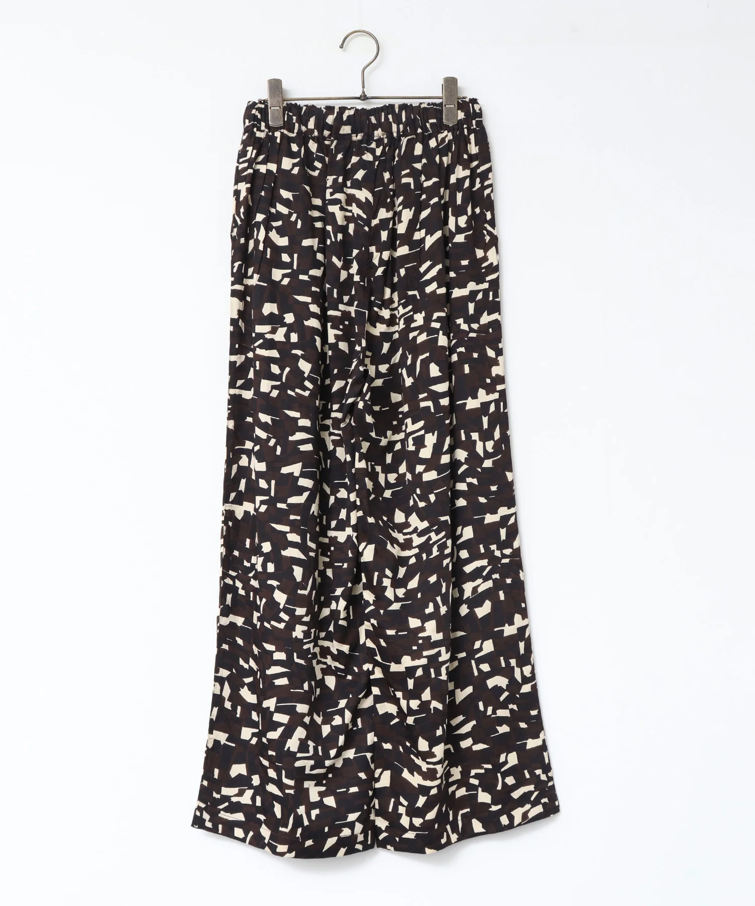 ジオメトリックプリント イージーパンツ