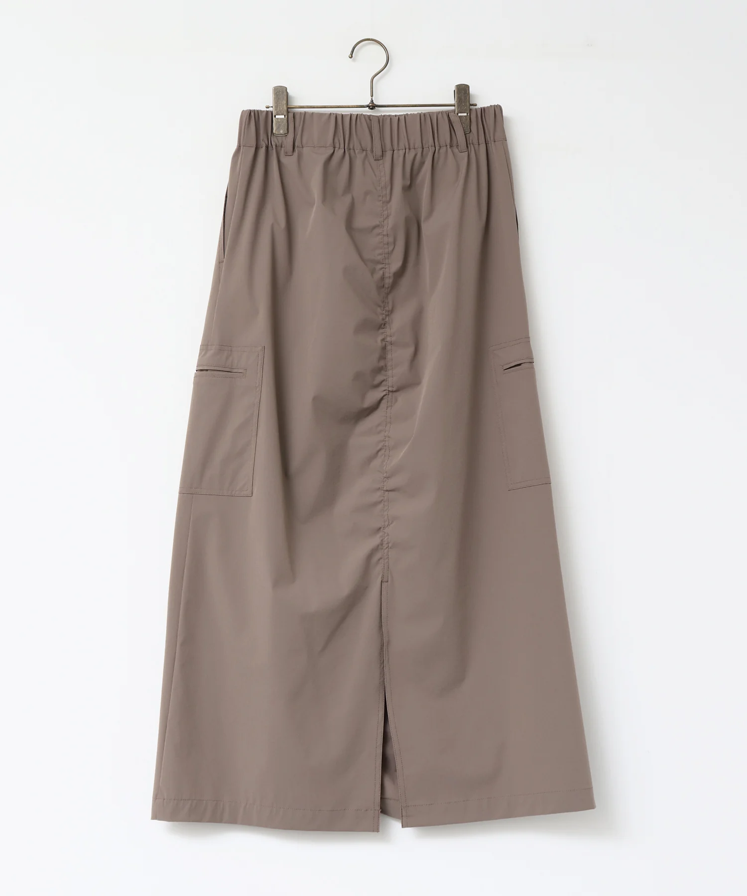 【接触冷感】シャーリング カーゴスカート