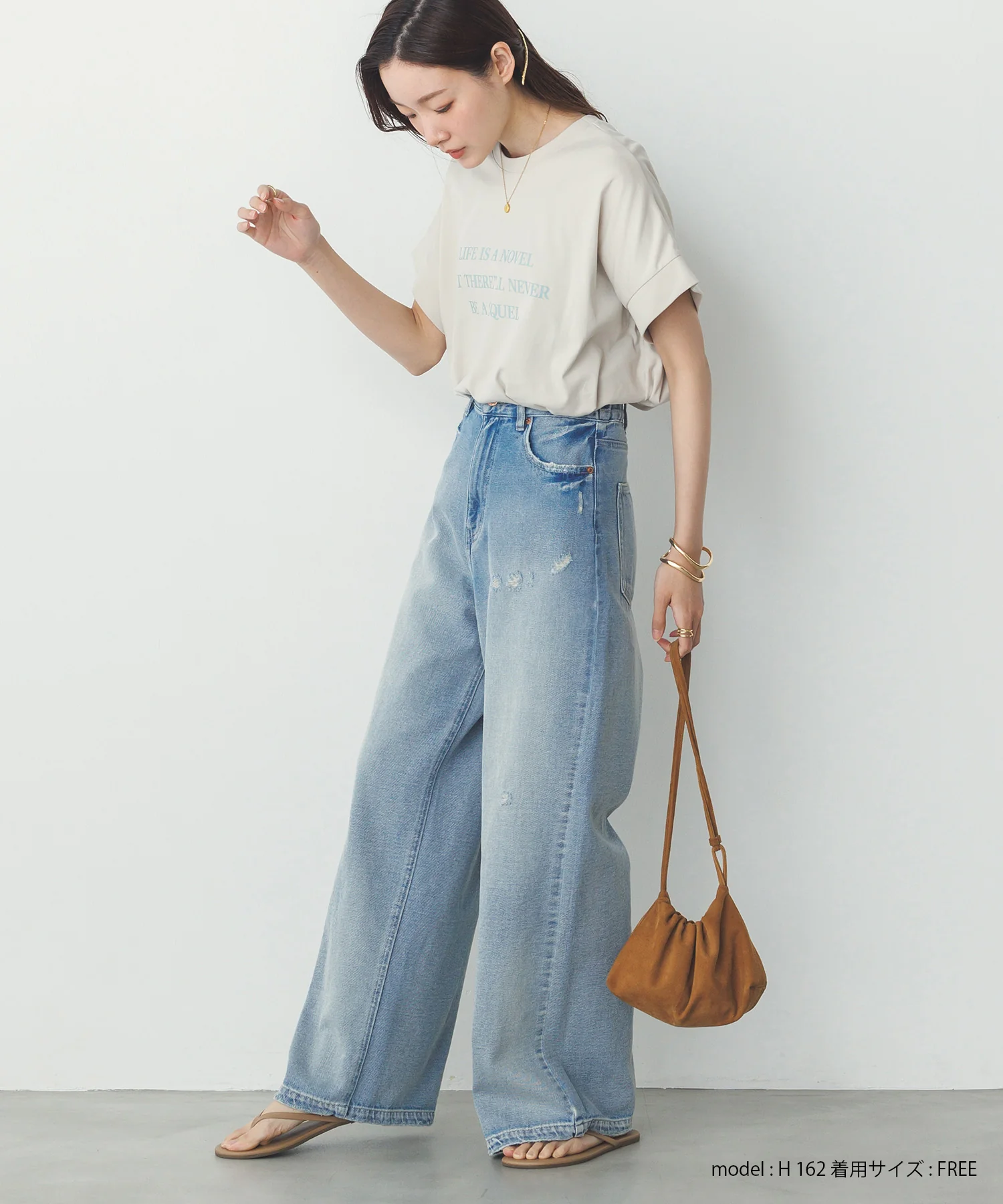 紫外線変化 ロゴTシャツ