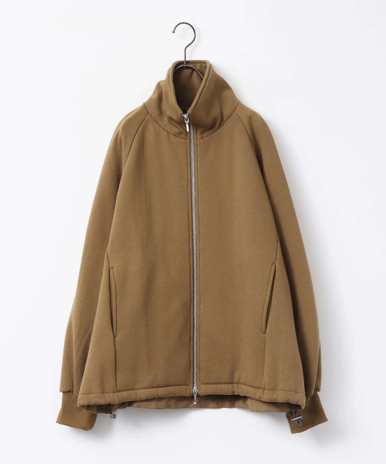 裏起毛 Wジップブルゾン