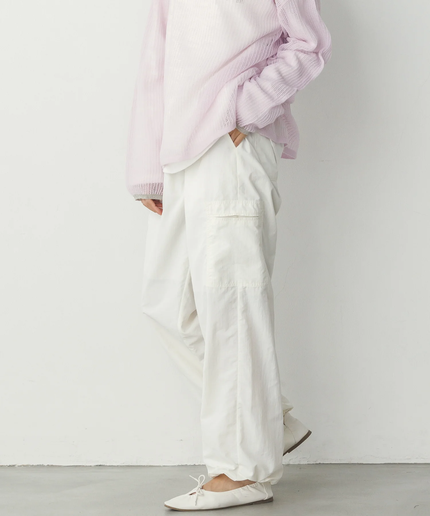 ナイロン カーゴパンツ