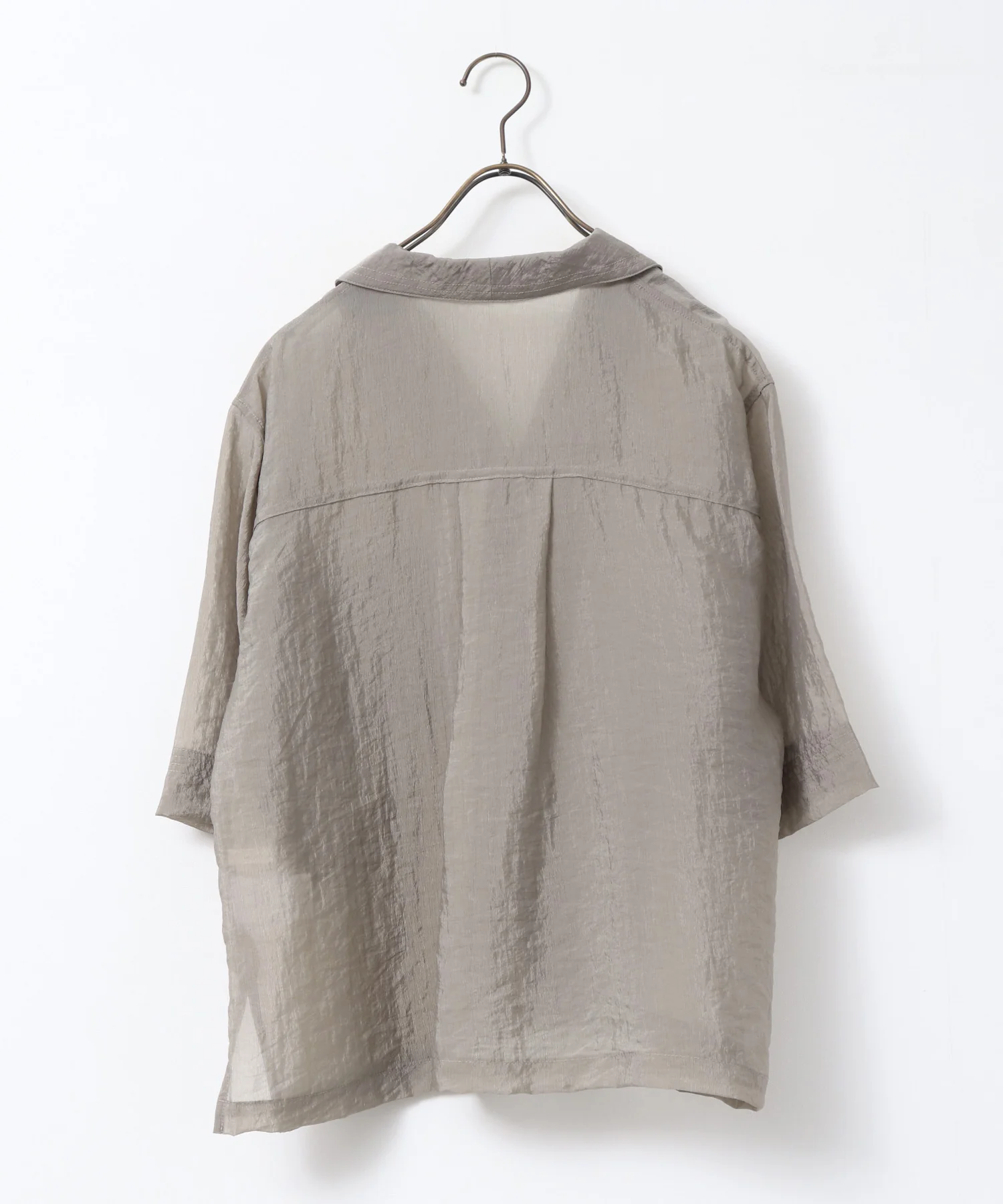 半袖 ツヤシアーシャツ