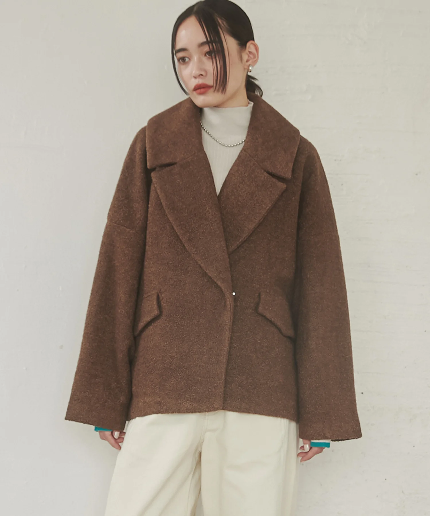 ミニブークレ オーバージャケット