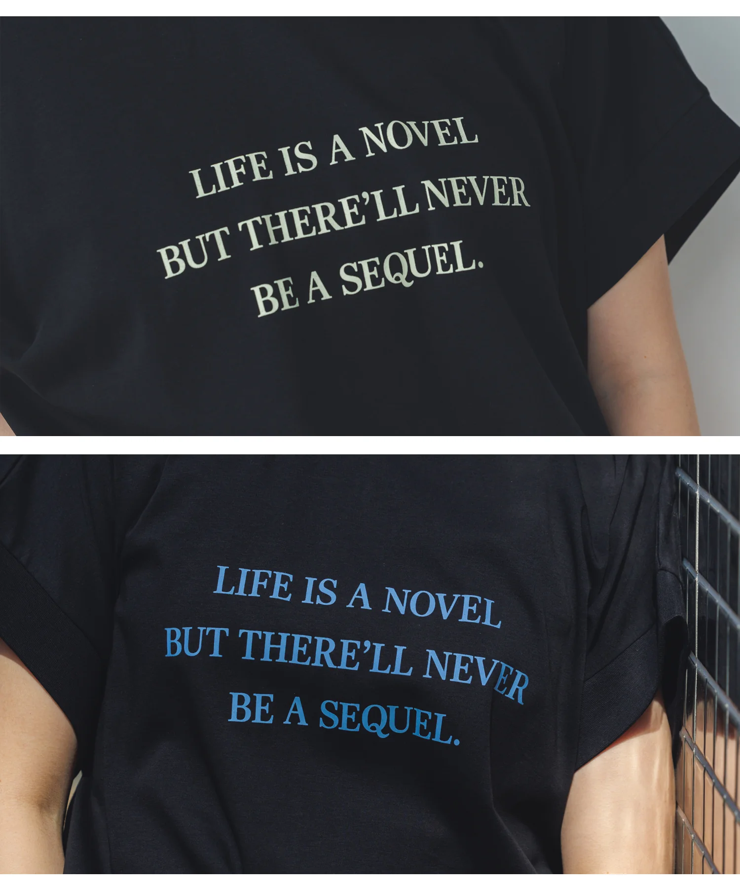 紫外線変化 ロゴTシャツ