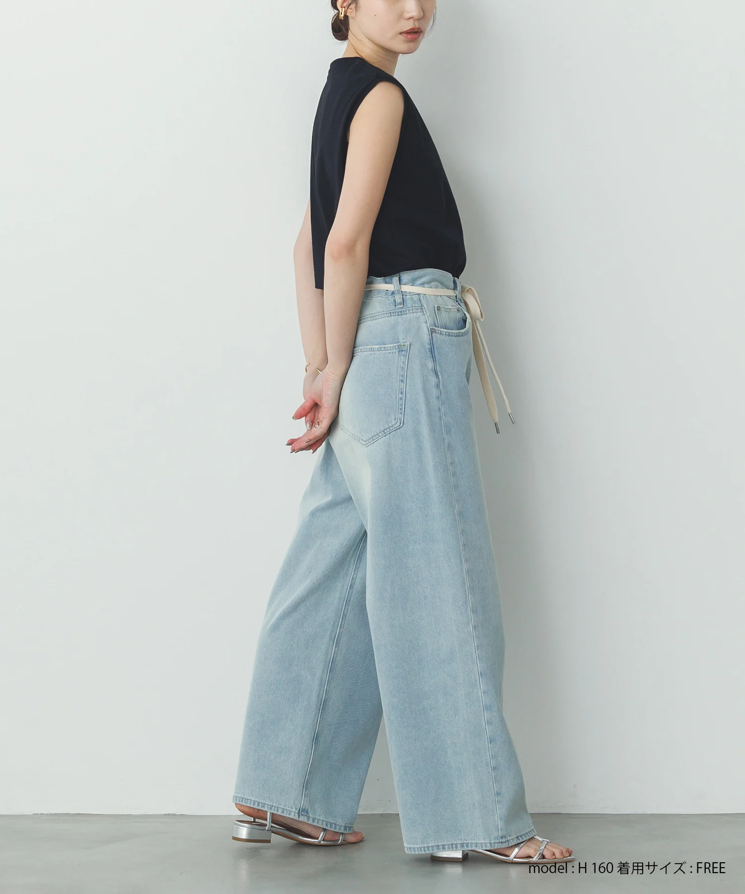 【新色追加】ベーシックノースリーブトップス