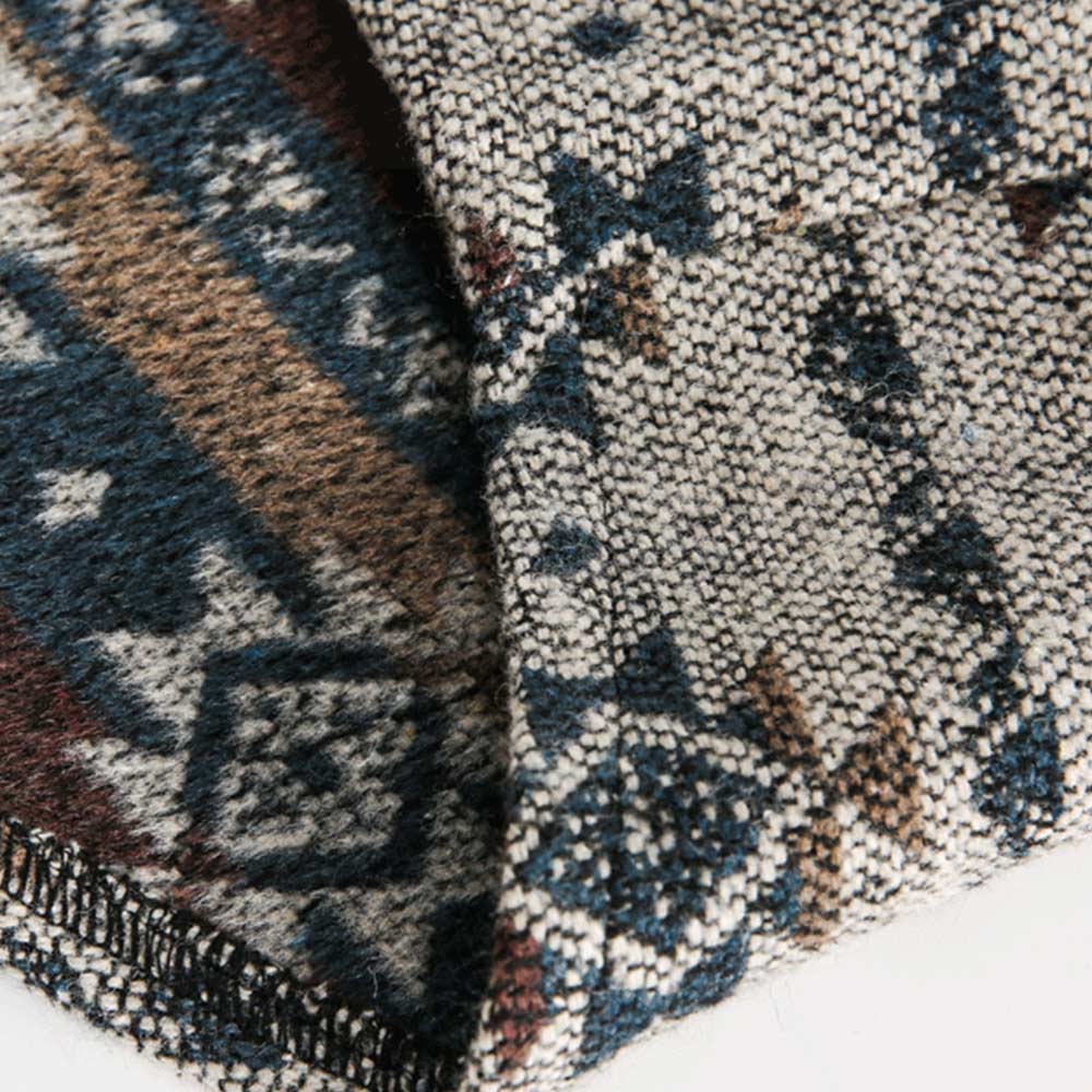 ナバホ柄ジャカード織りシャツジャケット