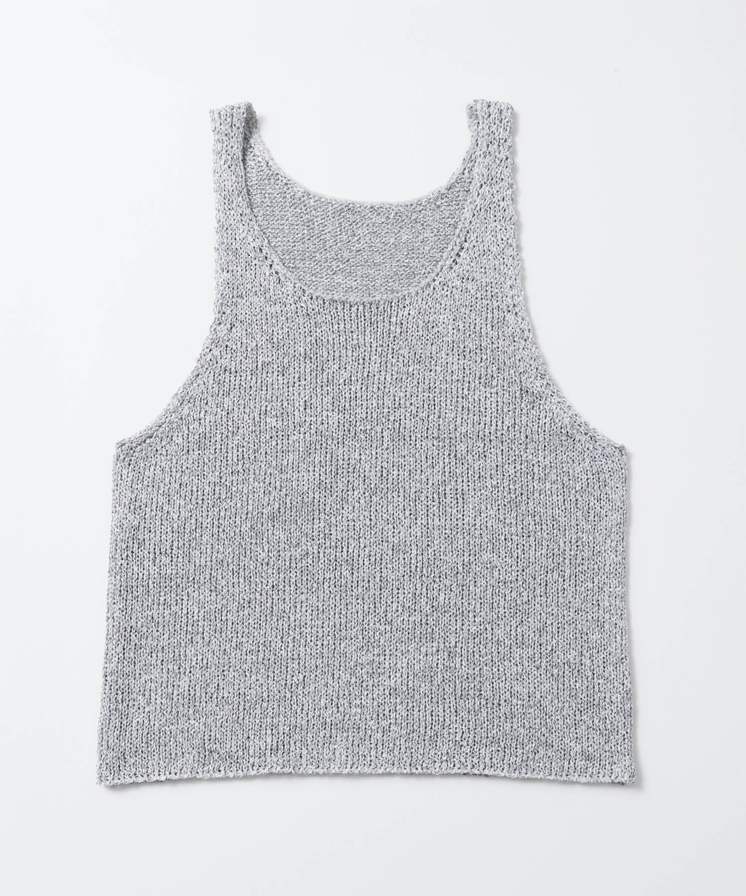 ペーパーヤーン オーバーニットタンク