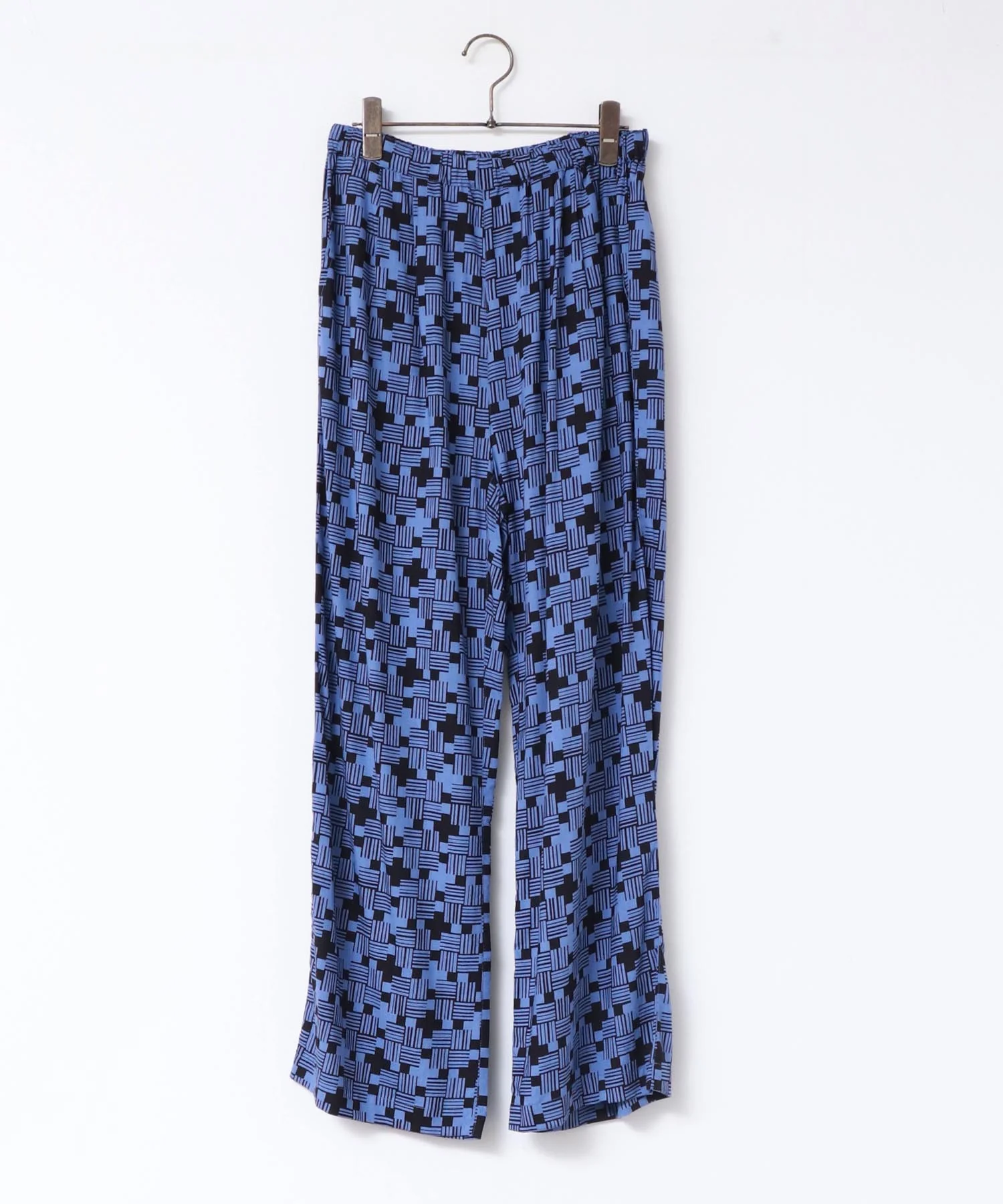 プリントストレートパンツ