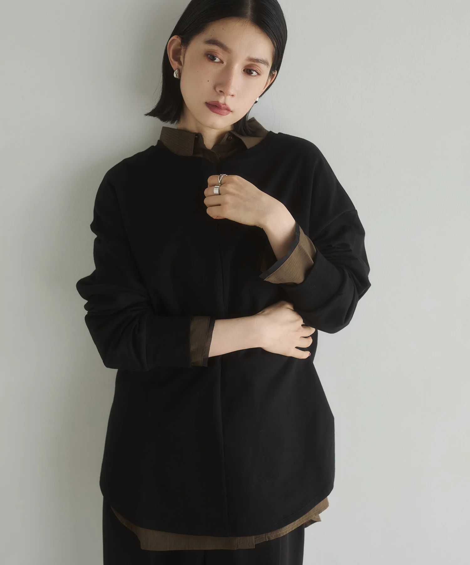 【WEB限定/別注】2WAY ハーフジップスウェット