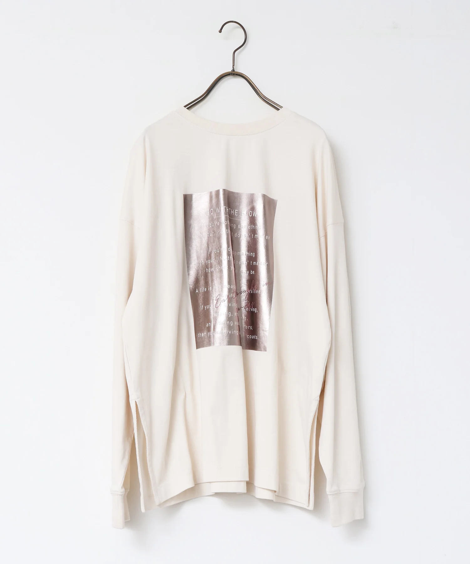 箔プリント ロンT