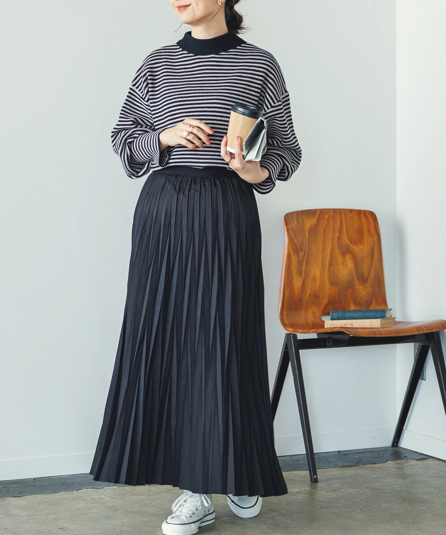 メモリープリーツスカート