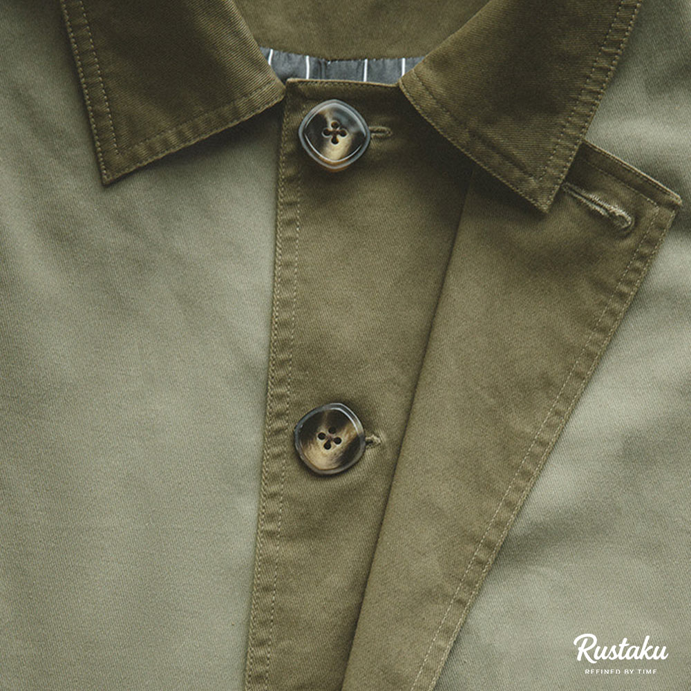 配色バルマカーンコート