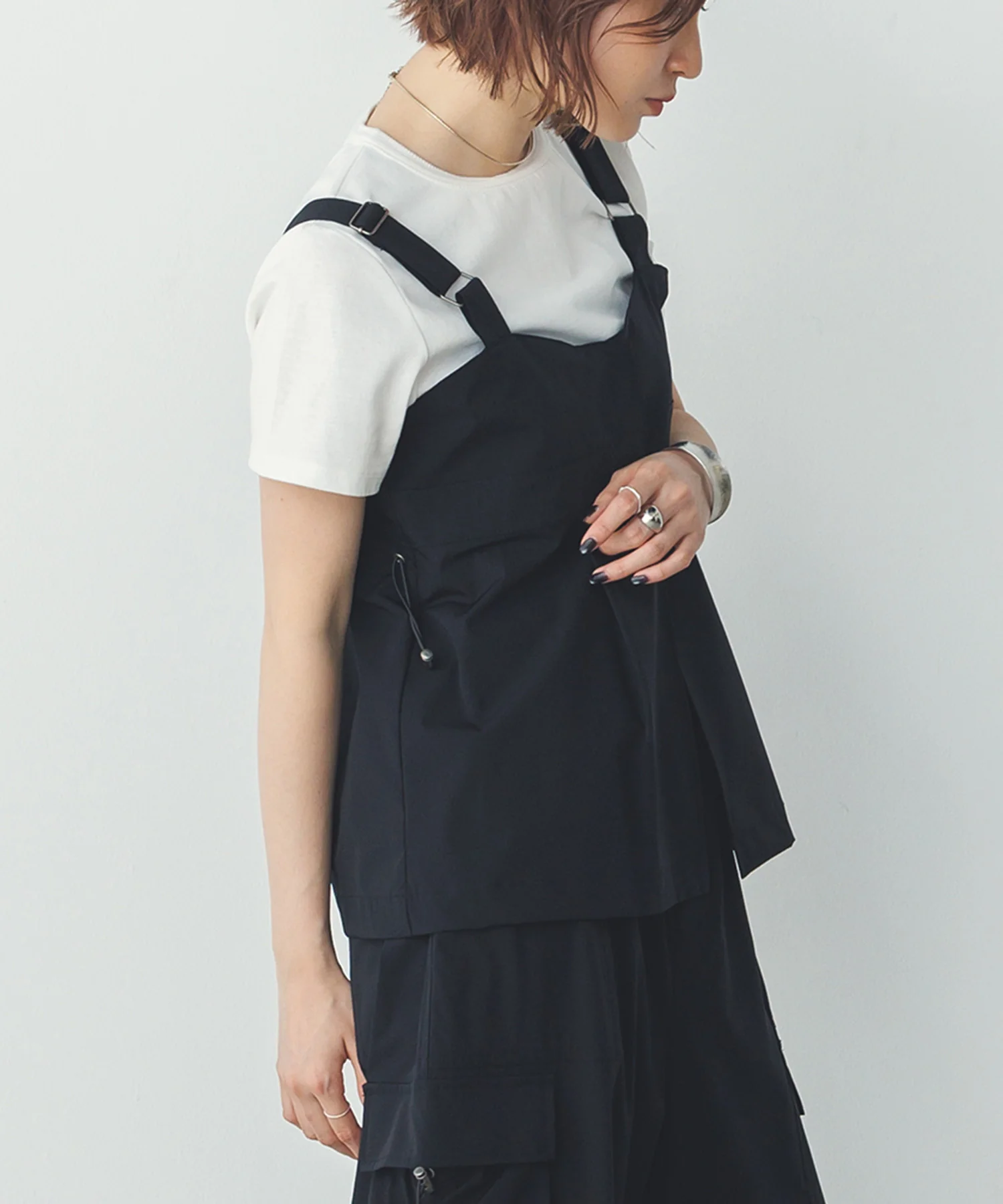 【接触冷感】2WAY バックドロストビスチェ