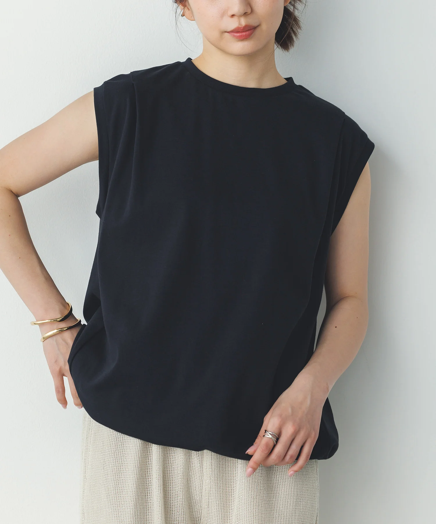 裾バルーン フレンチTシャツ